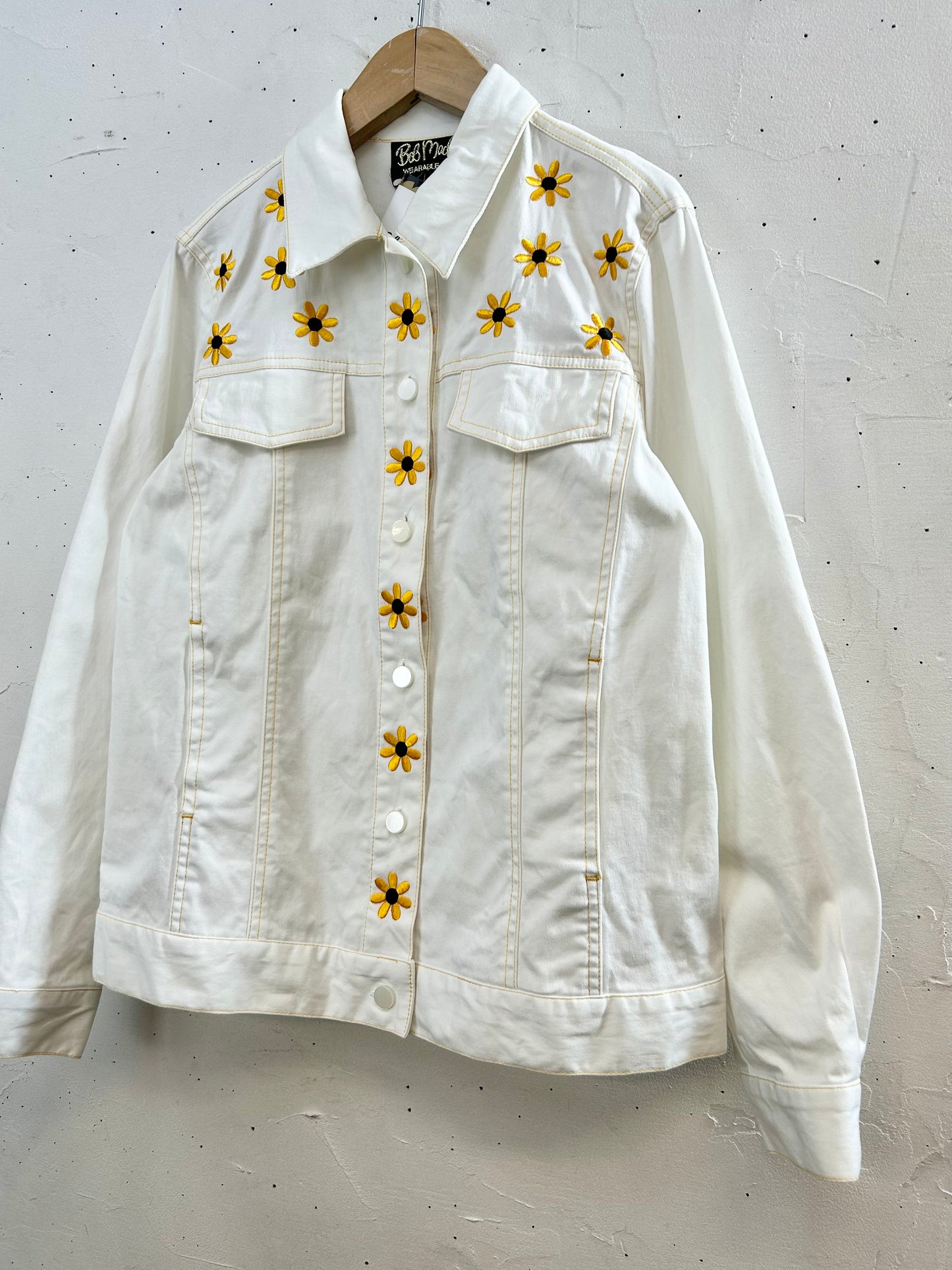 Vintage Flower Embroidery Jacket 〜Bob Mackie〜 [D30054]