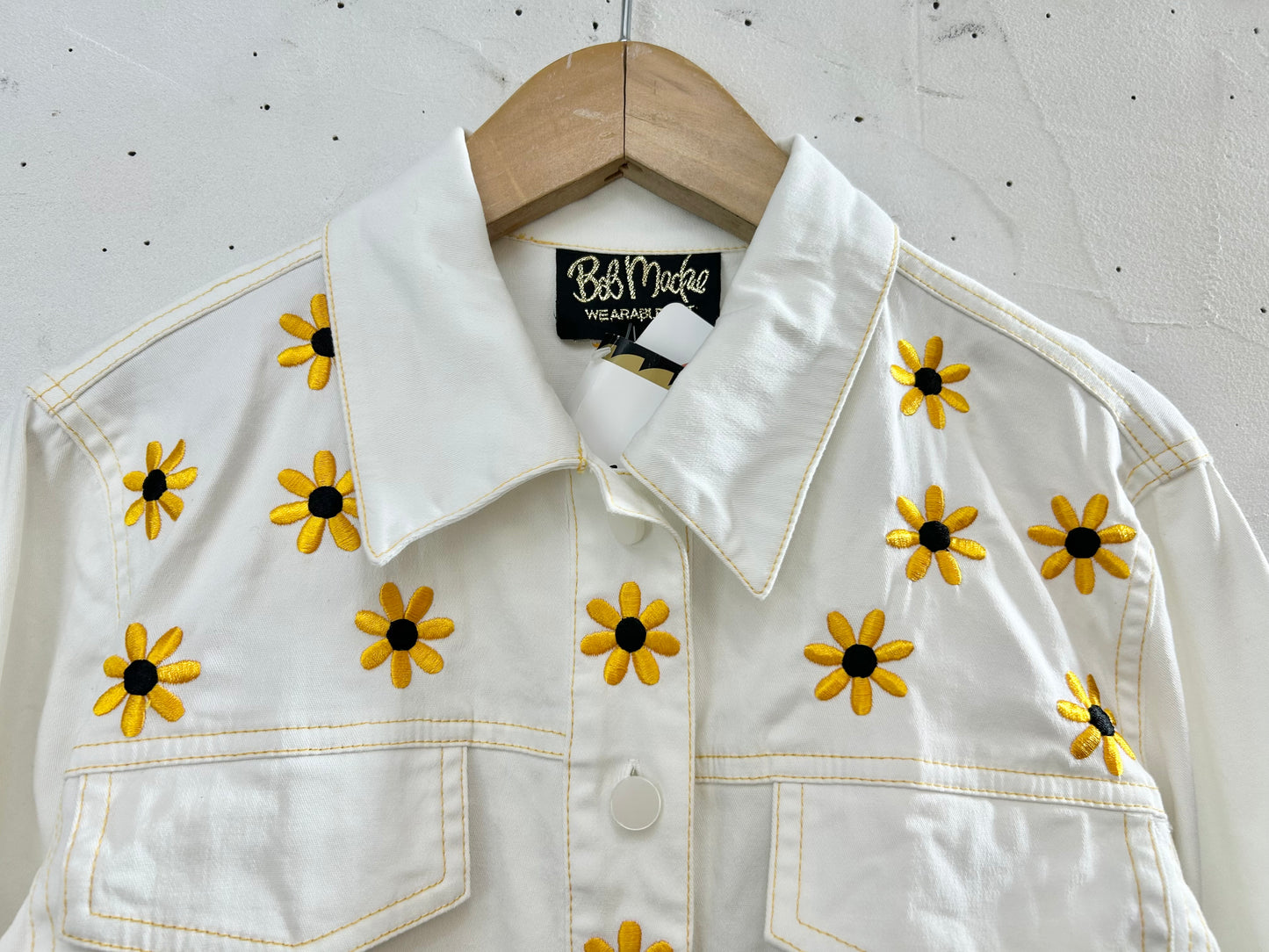 Vintage Flower Embroidery Jacket 〜Bob Mackie〜 [D30054]
