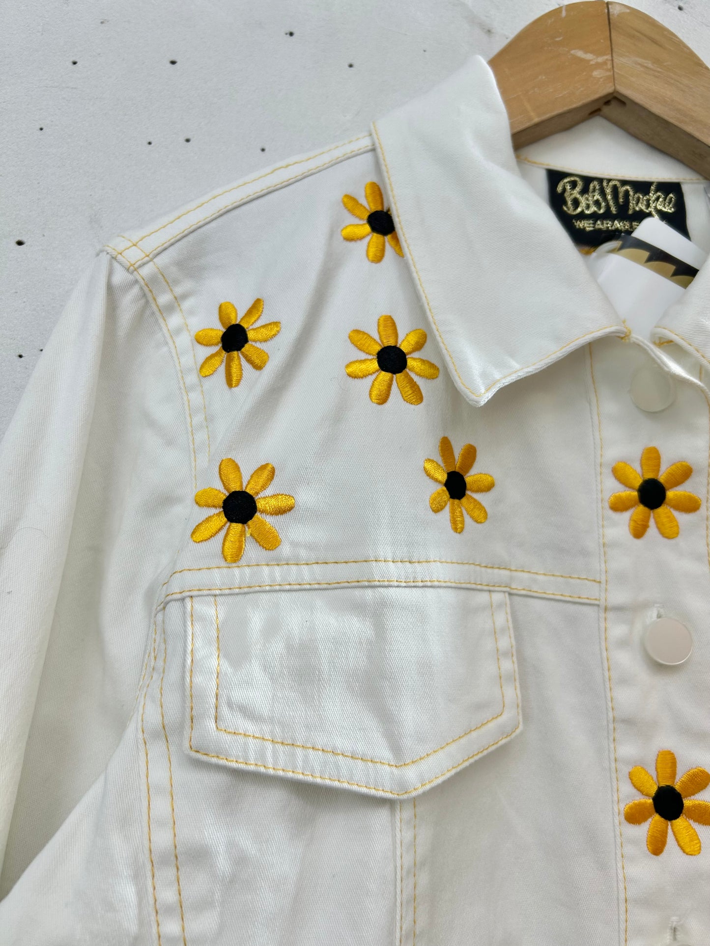 Vintage Flower Embroidery Jacket 〜Bob Mackie〜 [D30054]