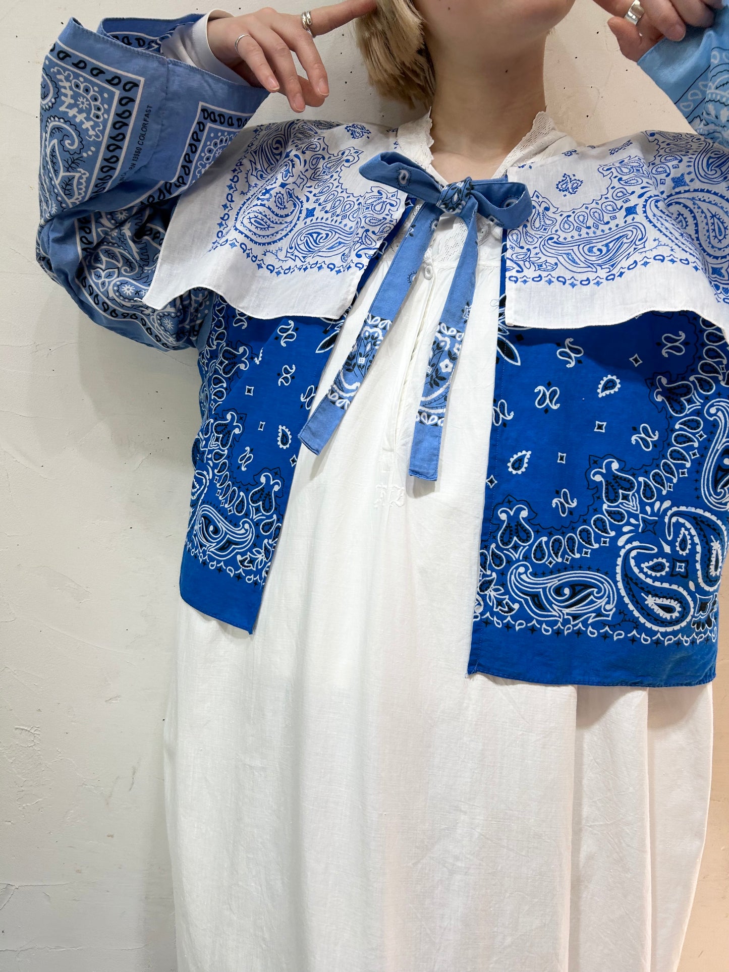 Vintage Bandana Patchwork Tops 〜Amy Nina〜[D26911]