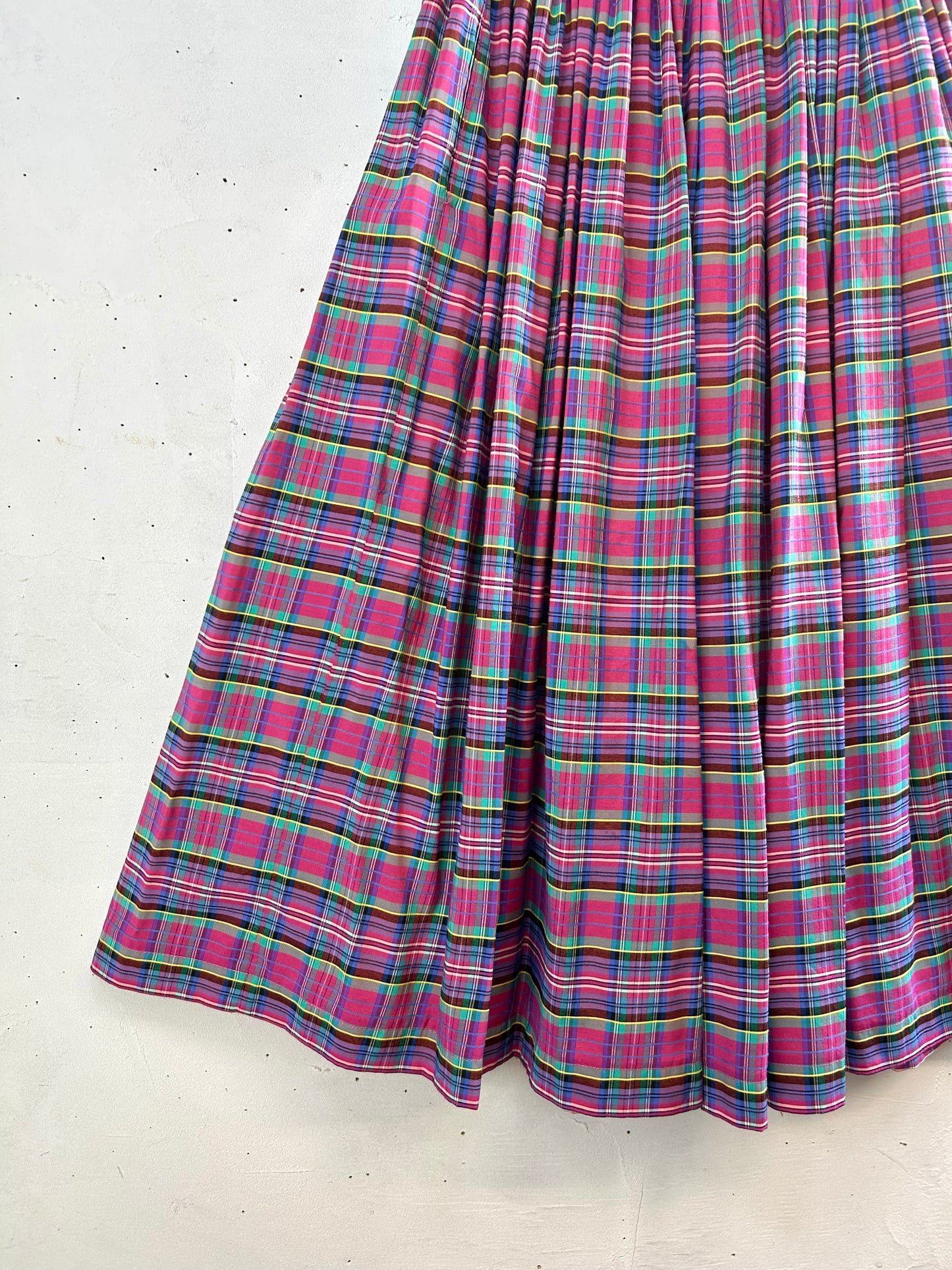 Vintage Plaid Skirt [A29402]