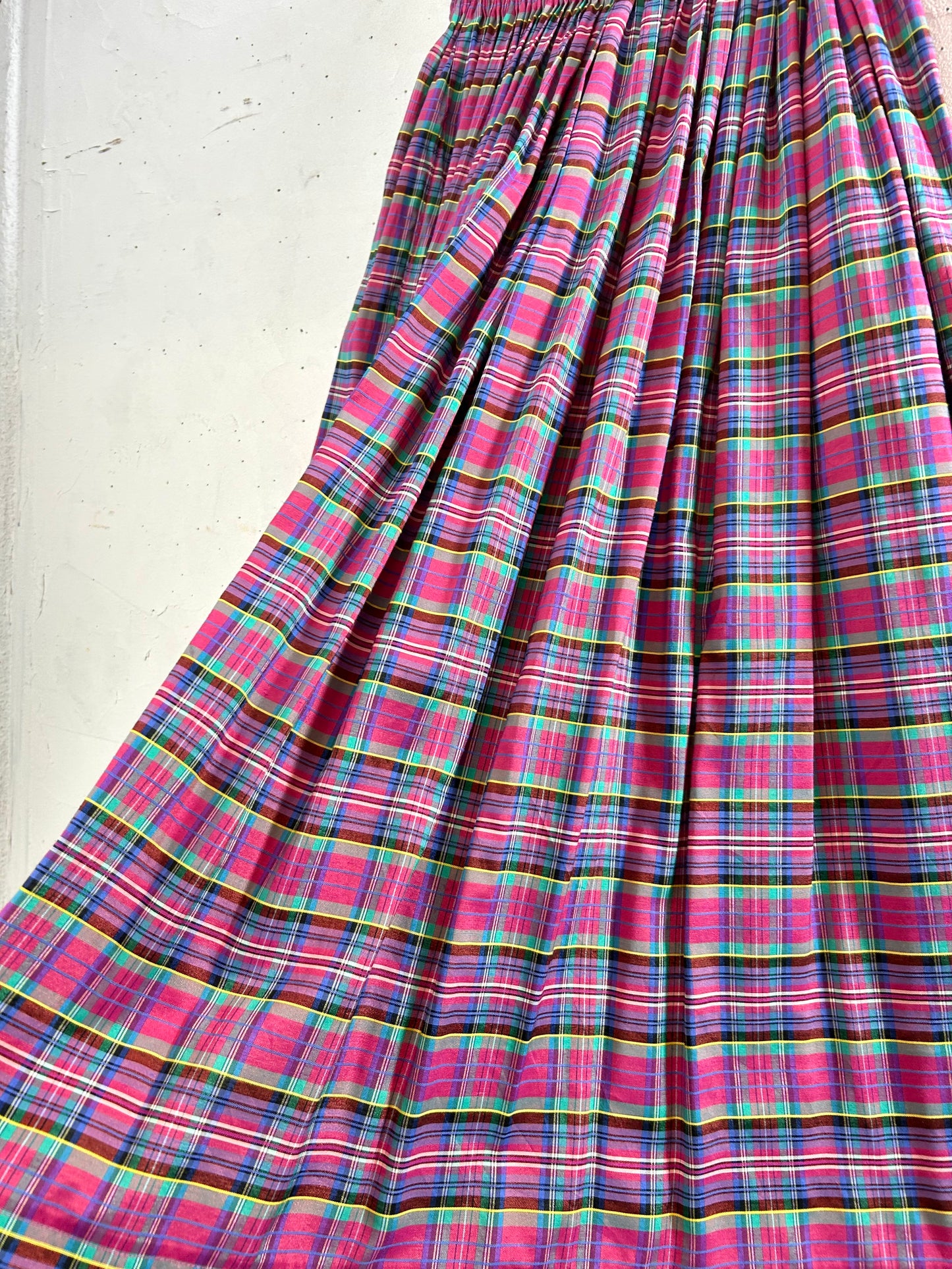 Vintage Plaid Skirt [A29402]