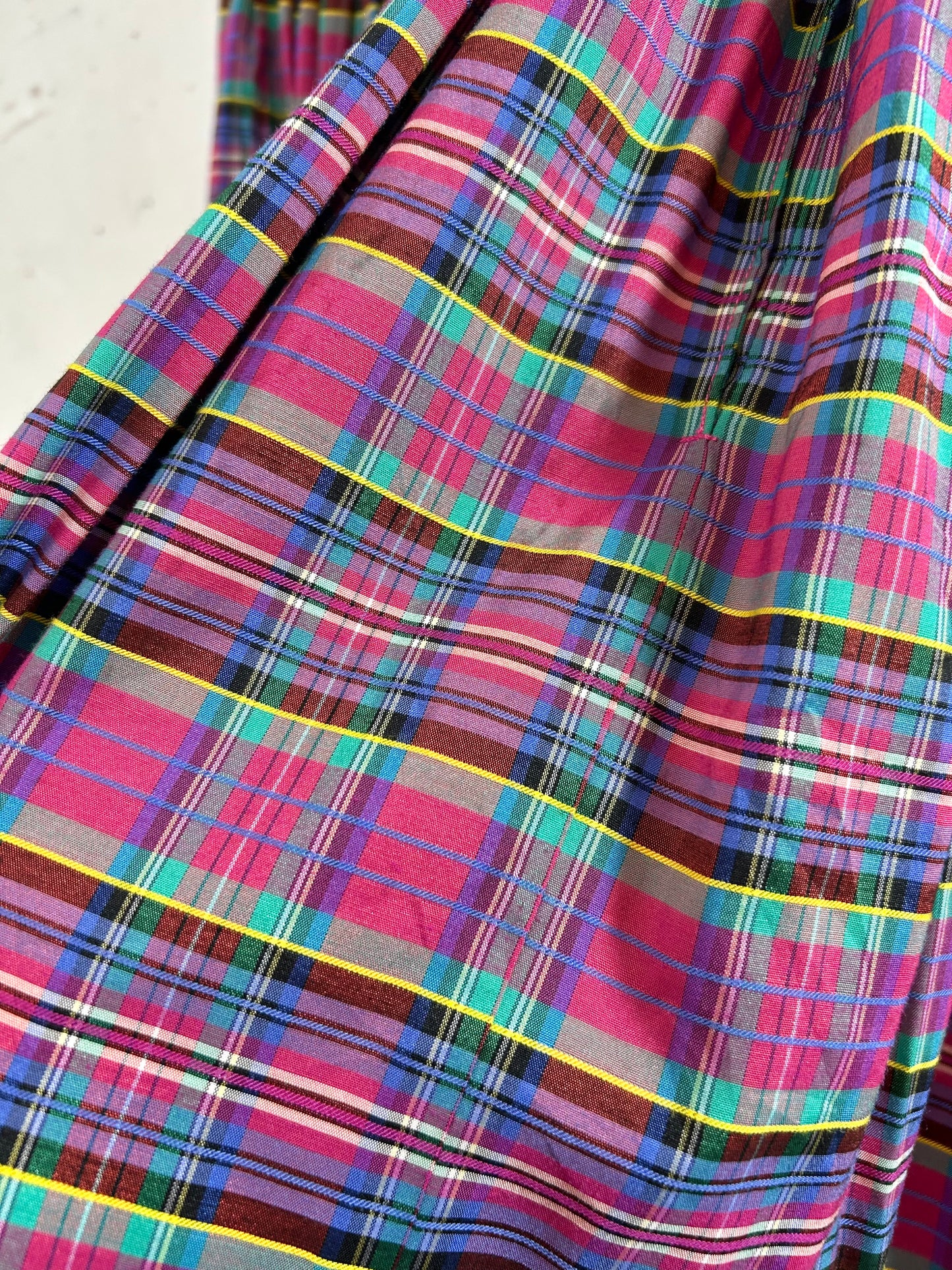 Vintage Plaid Skirt [A29402]