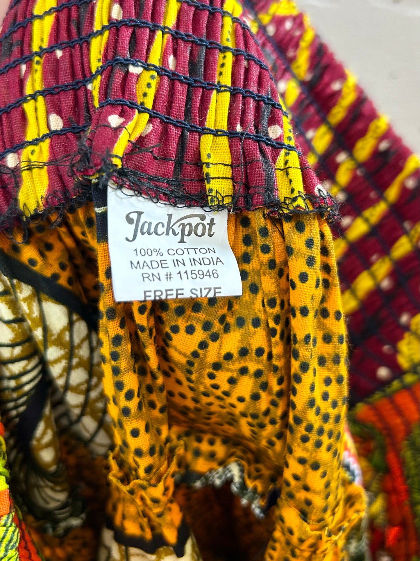 Vintage  African Batik Skirt 〜jackpot〜 [F27799]