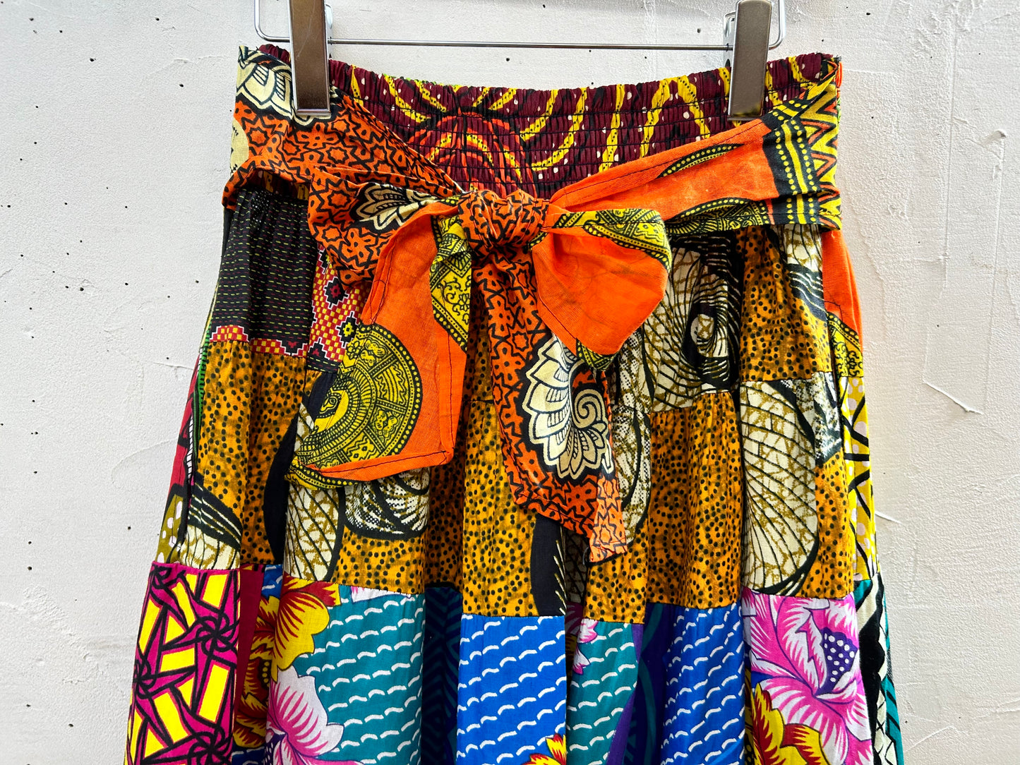 Vintage  African Batik Skirt 〜jackpot〜 [F27799]