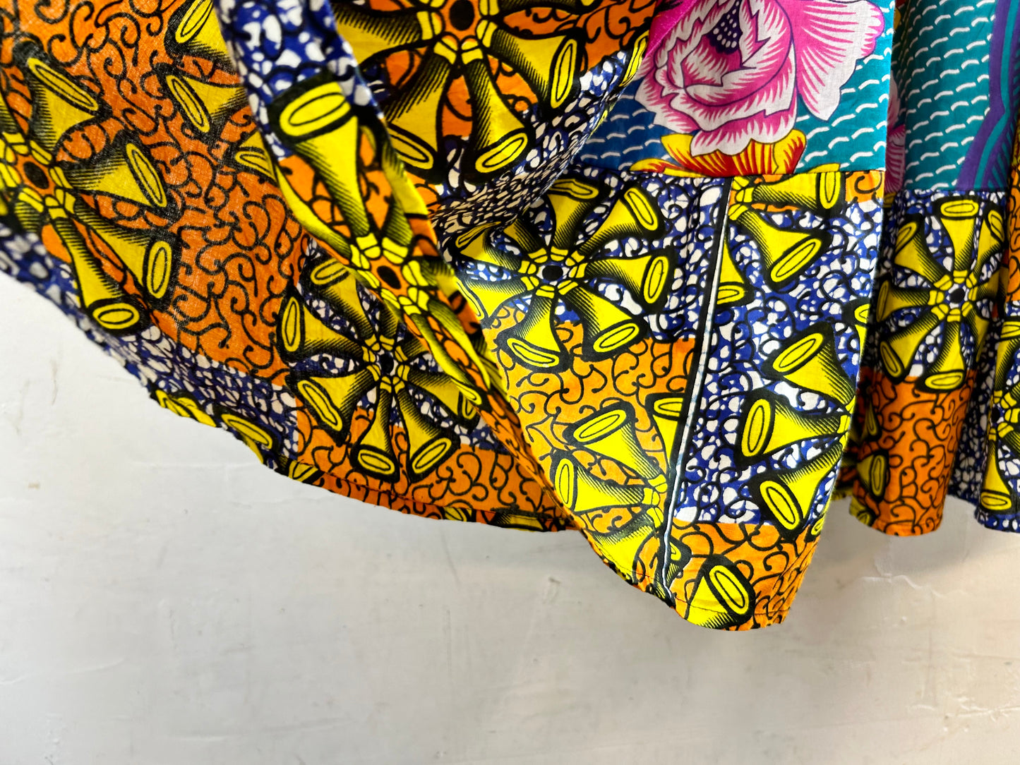 Vintage  African Batik Skirt 〜jackpot〜 [F27799]