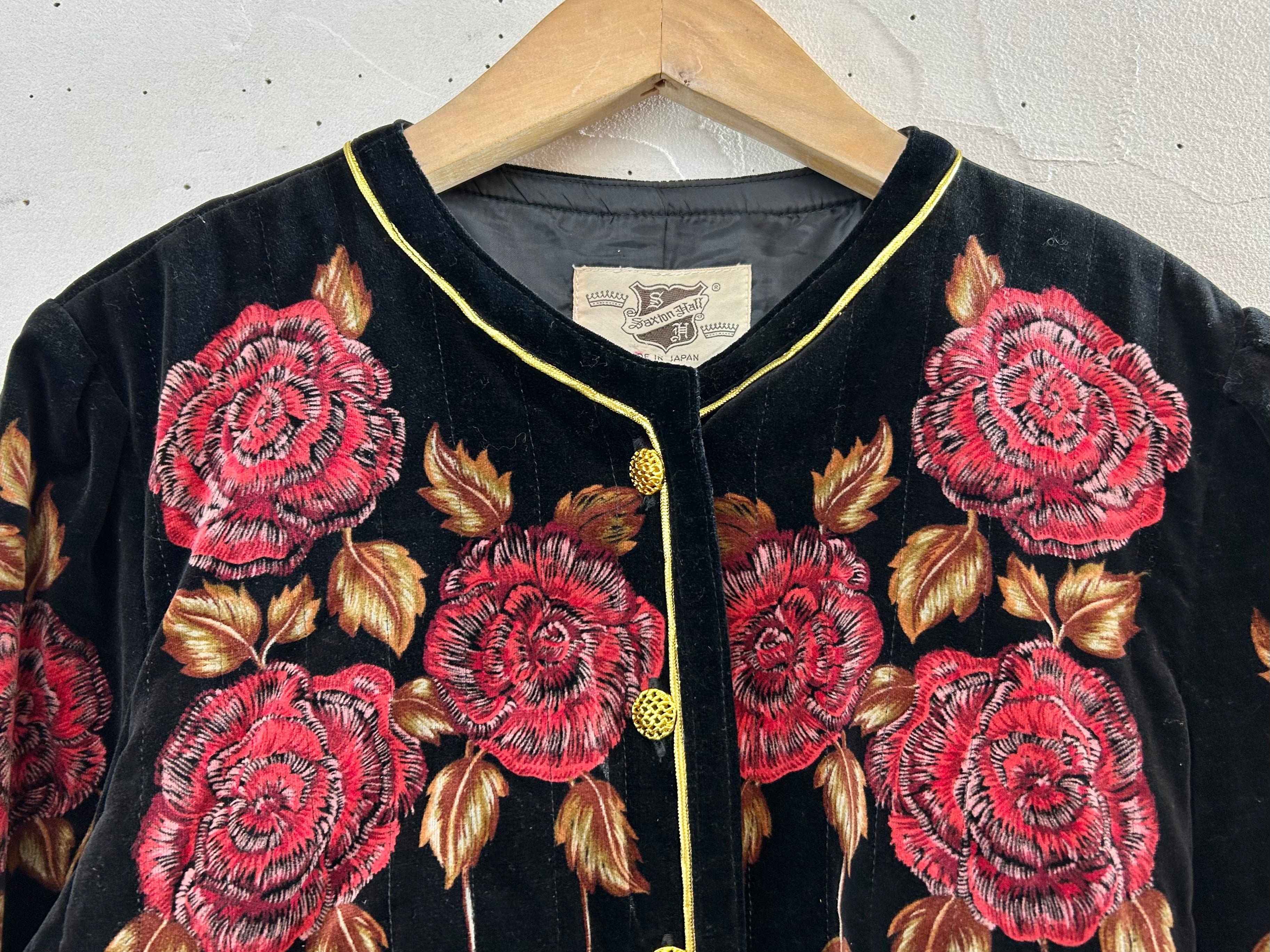 70s Vintage Velours Jacket MADE IN JAPAN [K28967] – GROGGROG