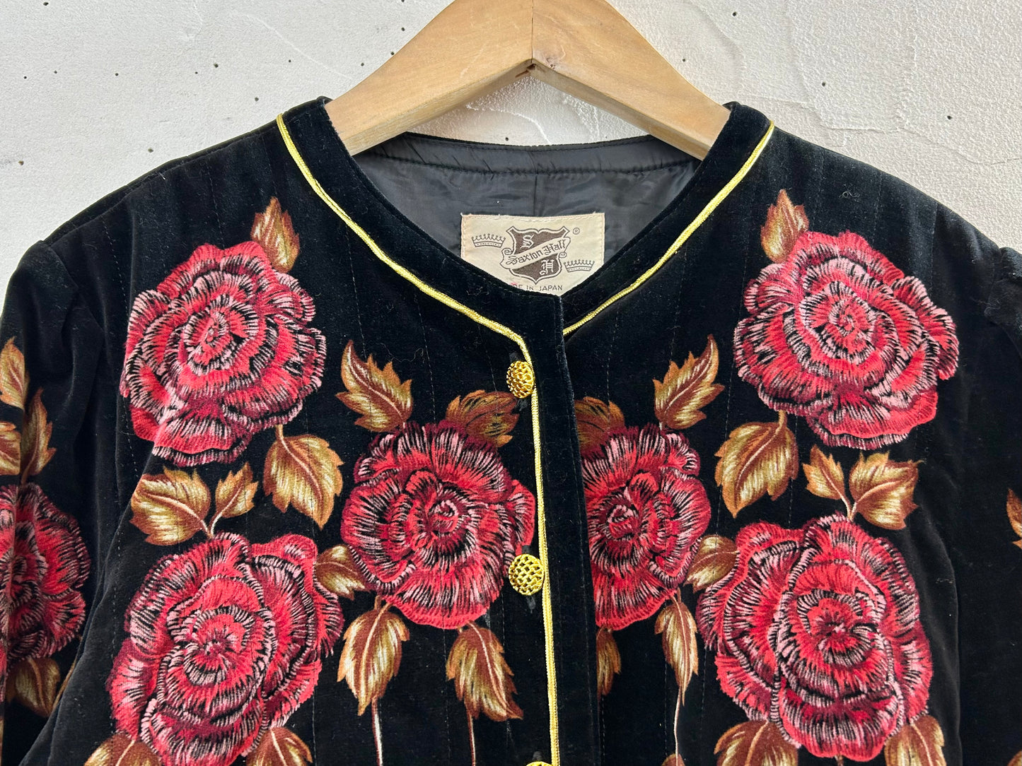 '70s Vintage Velours Jacket MADE IN JAPAN [K28967]