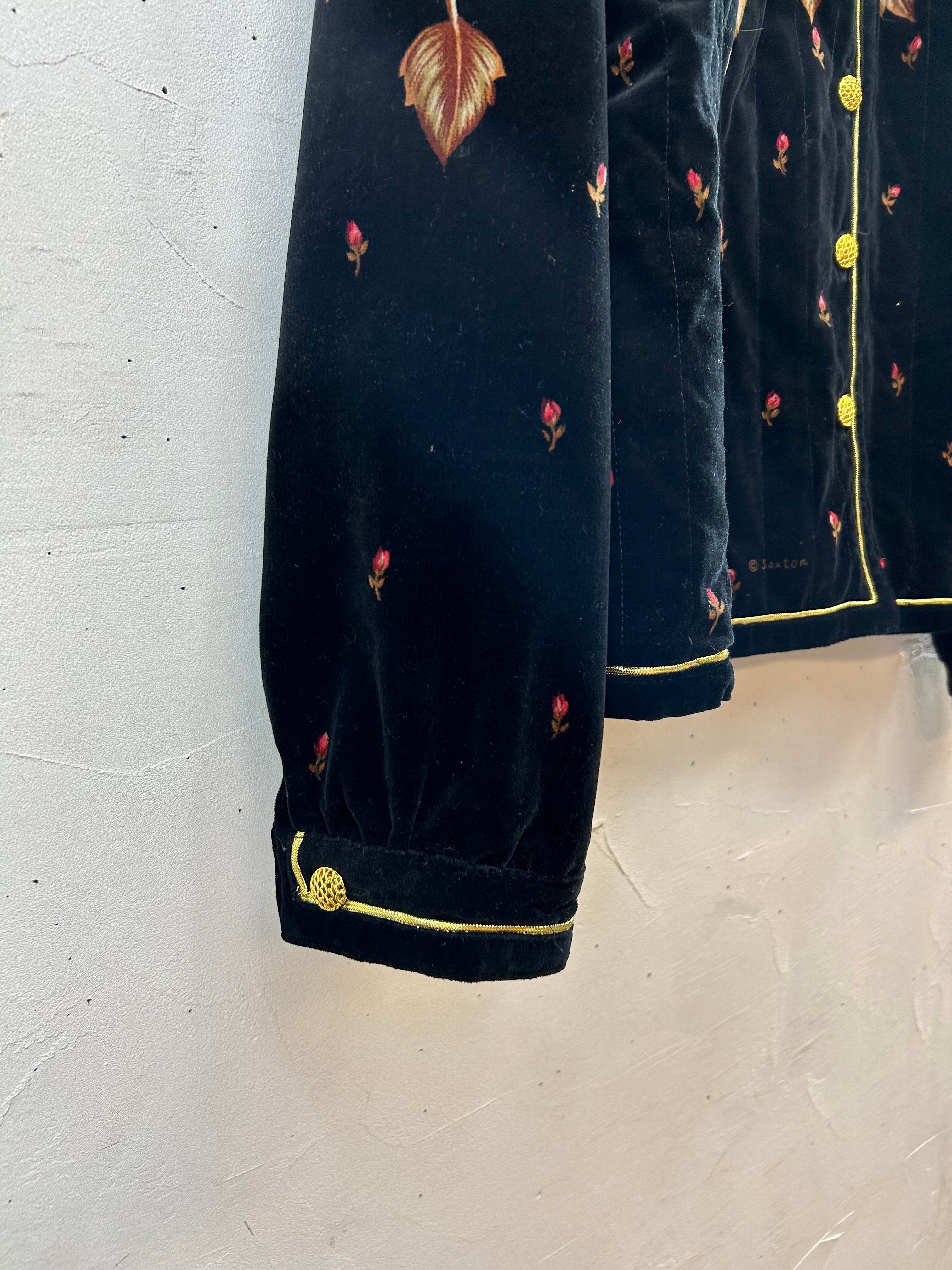 70s vintage ベロアジャケット 70s Levi's denim velour tailored JKT リーバイスベロア切替