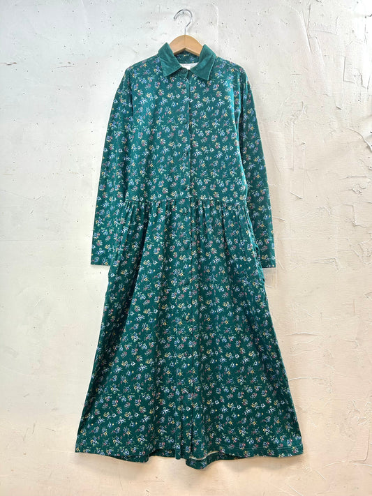 Vintage Flower Dress [A29401]