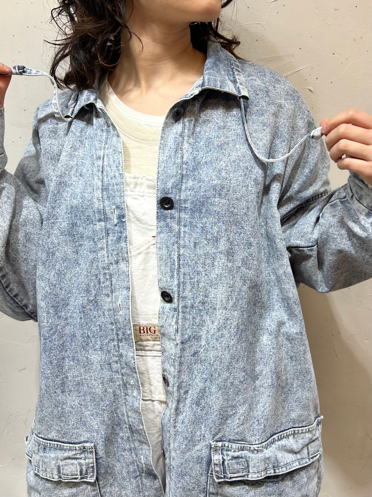 Vintage Chemical Denim Jacket [B26286]