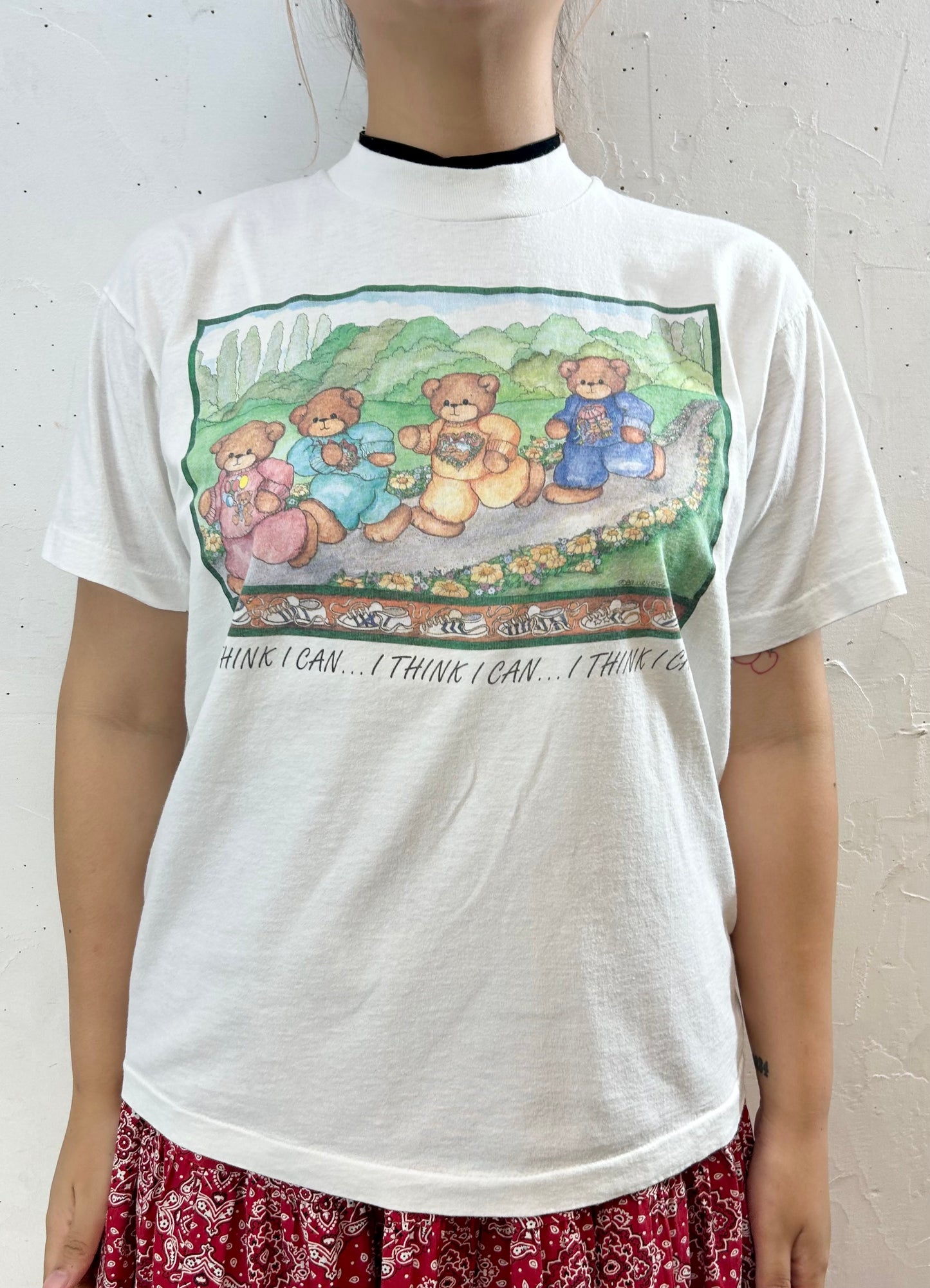 ’80s Vintage T-Shirt MADE IN USA [F27642]