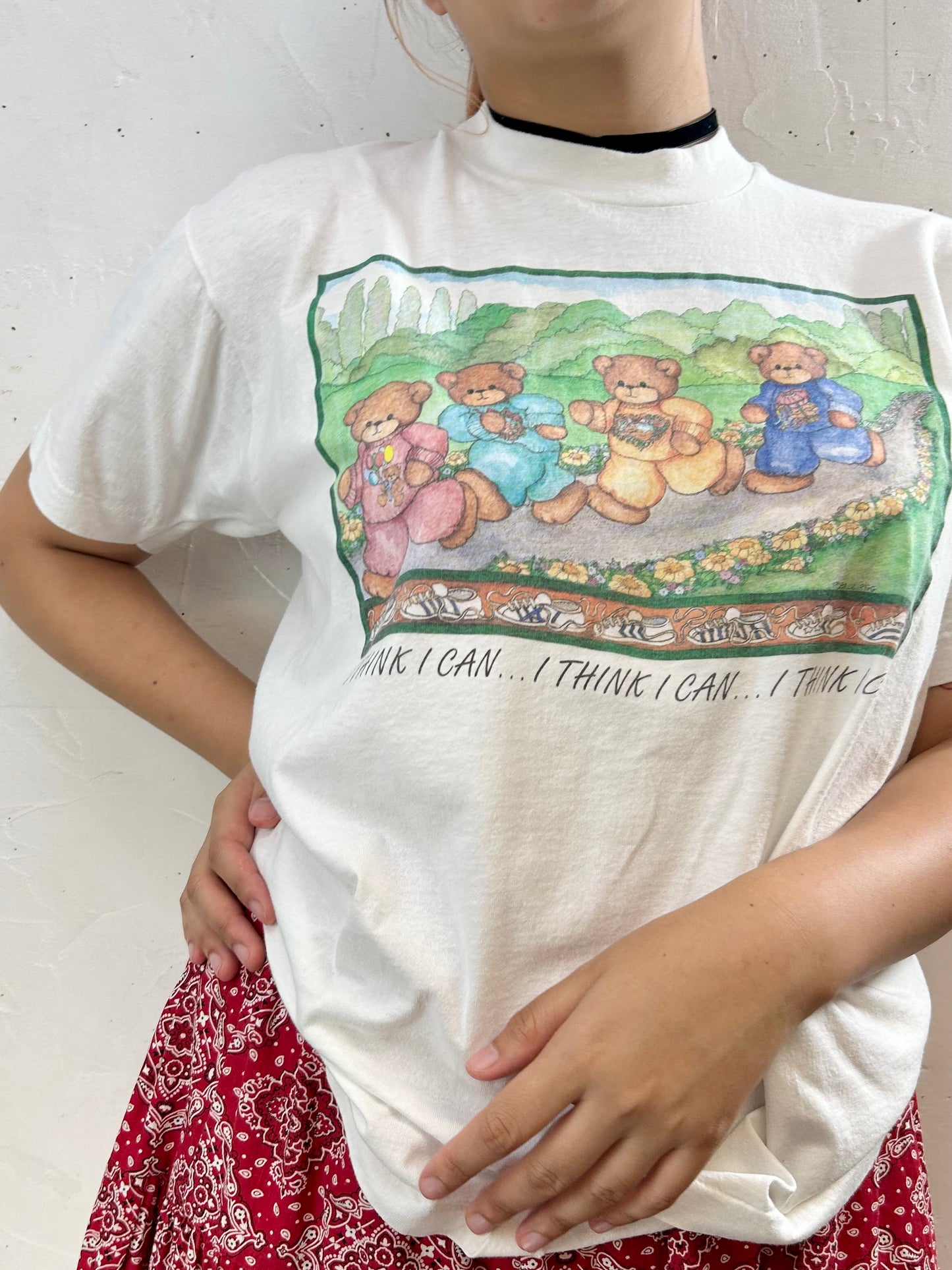 ’80s Vintage T-Shirt MADE IN USA [F27642]