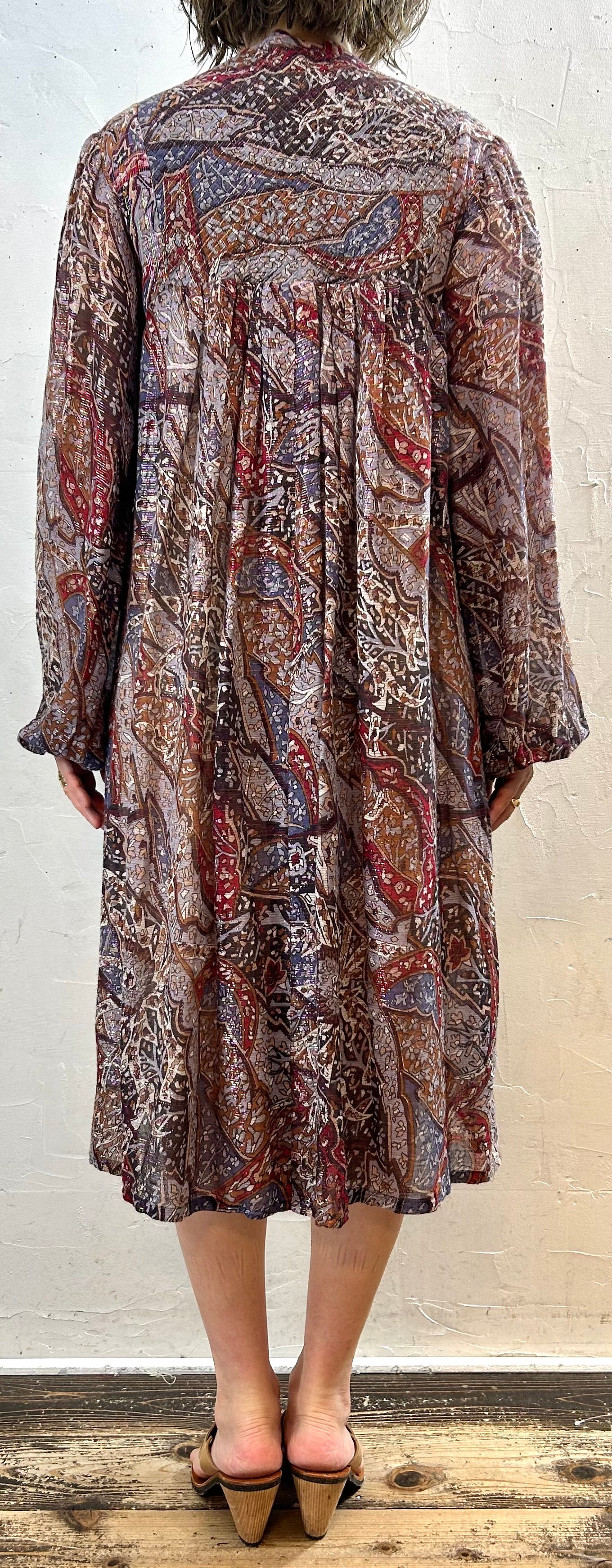 Vintage Indian cotton  Dress[F27805]