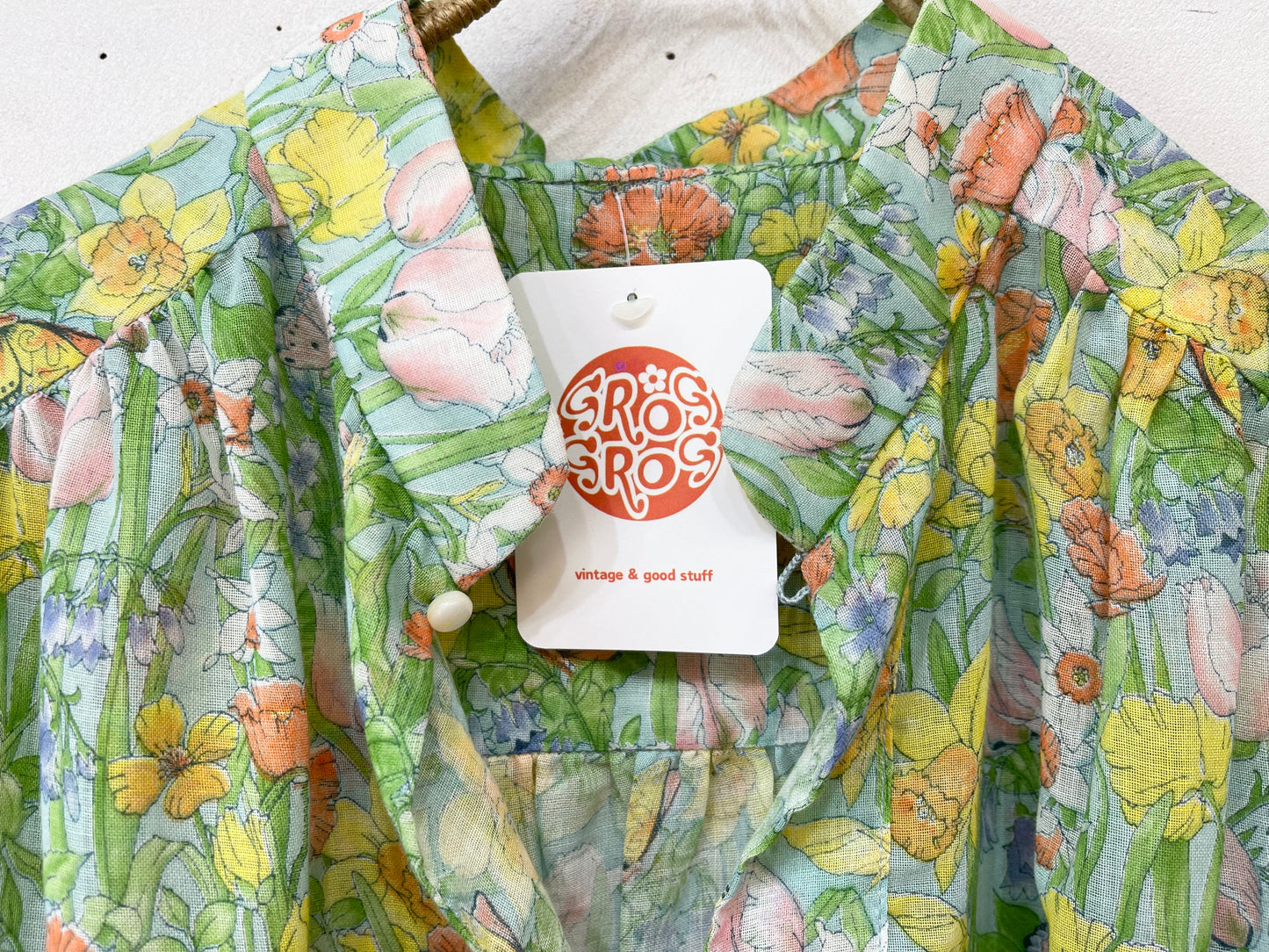 Vintage Flower Blouse [B26165]