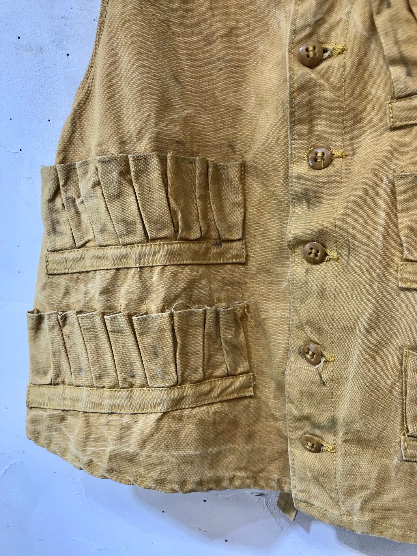 ’50s Vintage Hunting Vest [J25173]