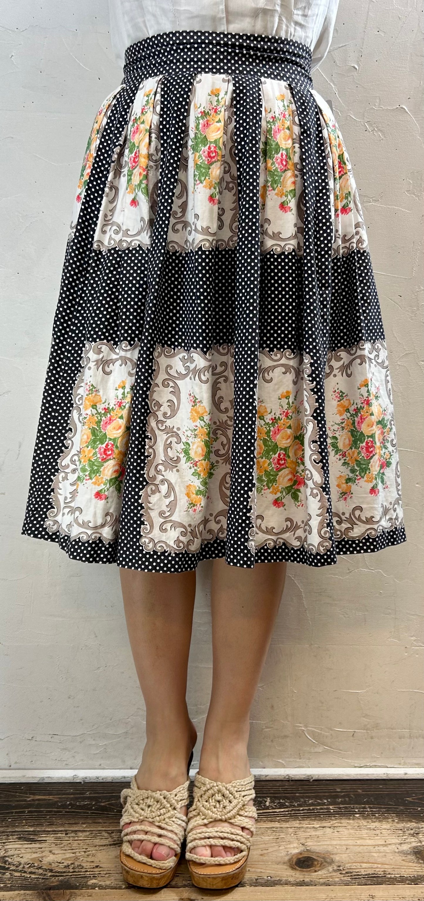 ’50s Vintage Skirt [H28106]