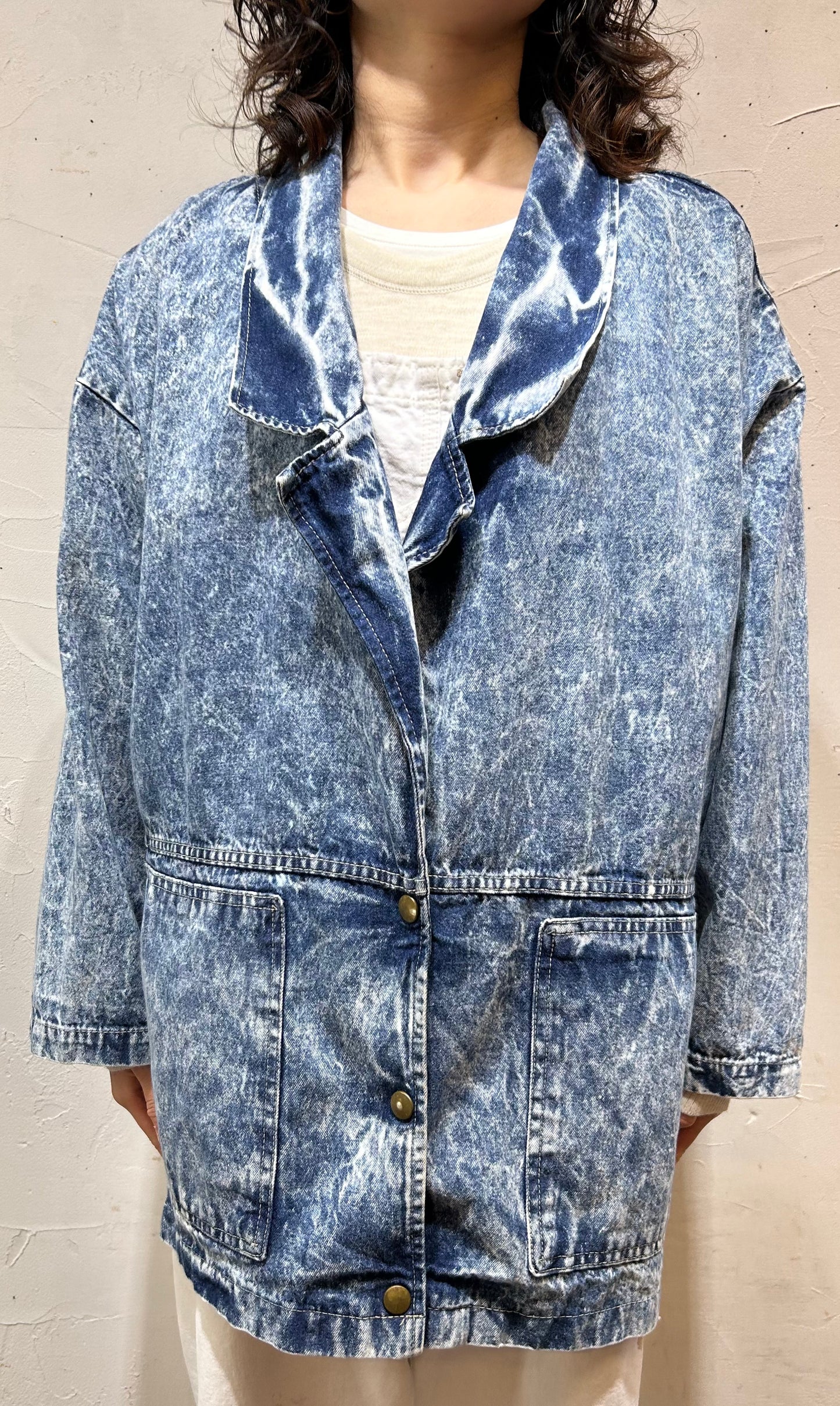 Vintage Chemical Denim Jacket MADE IN USA [B26287]