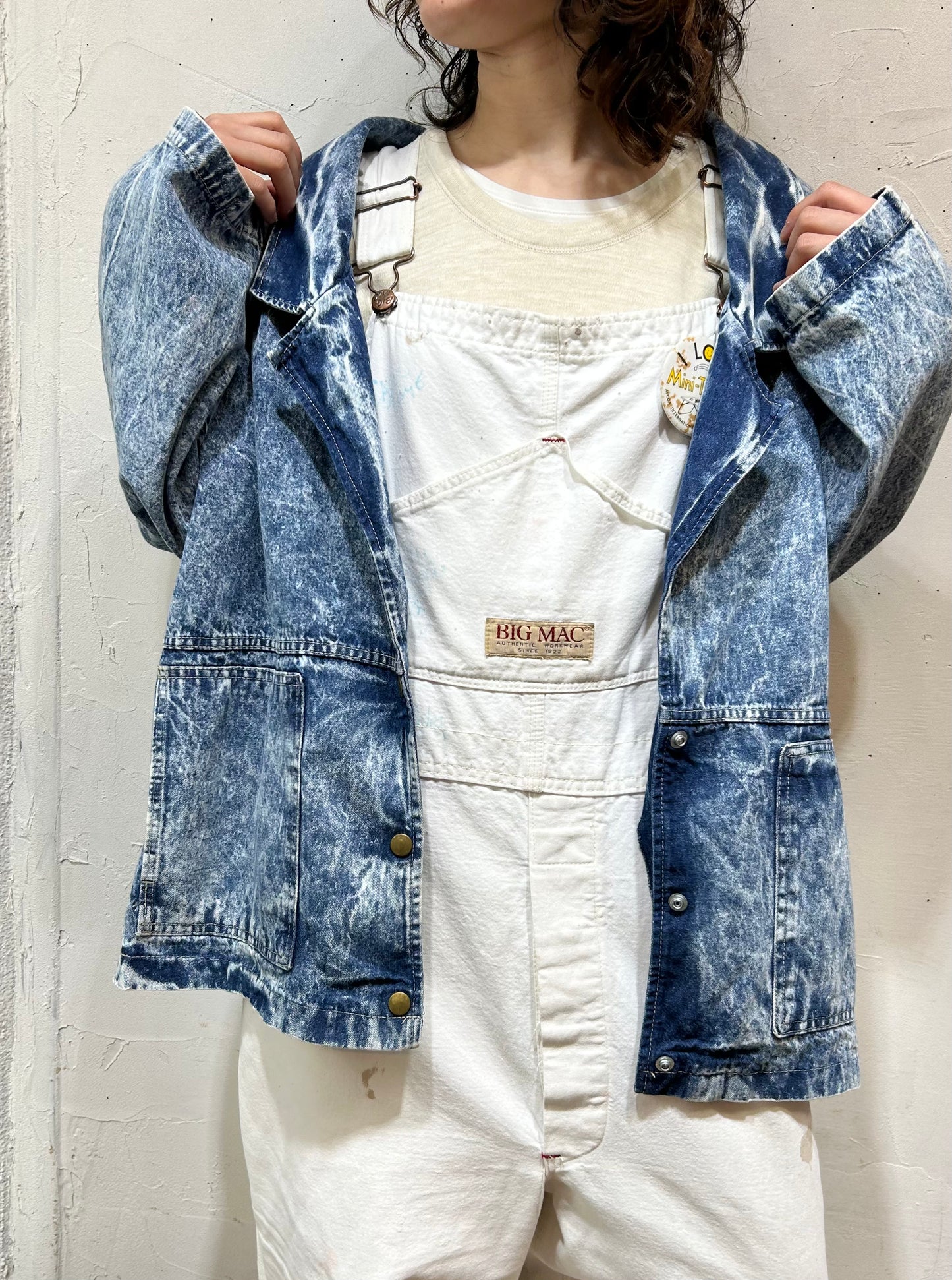 Vintage Chemical Denim Jacket MADE IN USA [B26287]