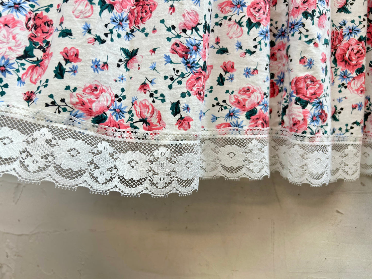 '80s Vintage Flower Dress [D30064]