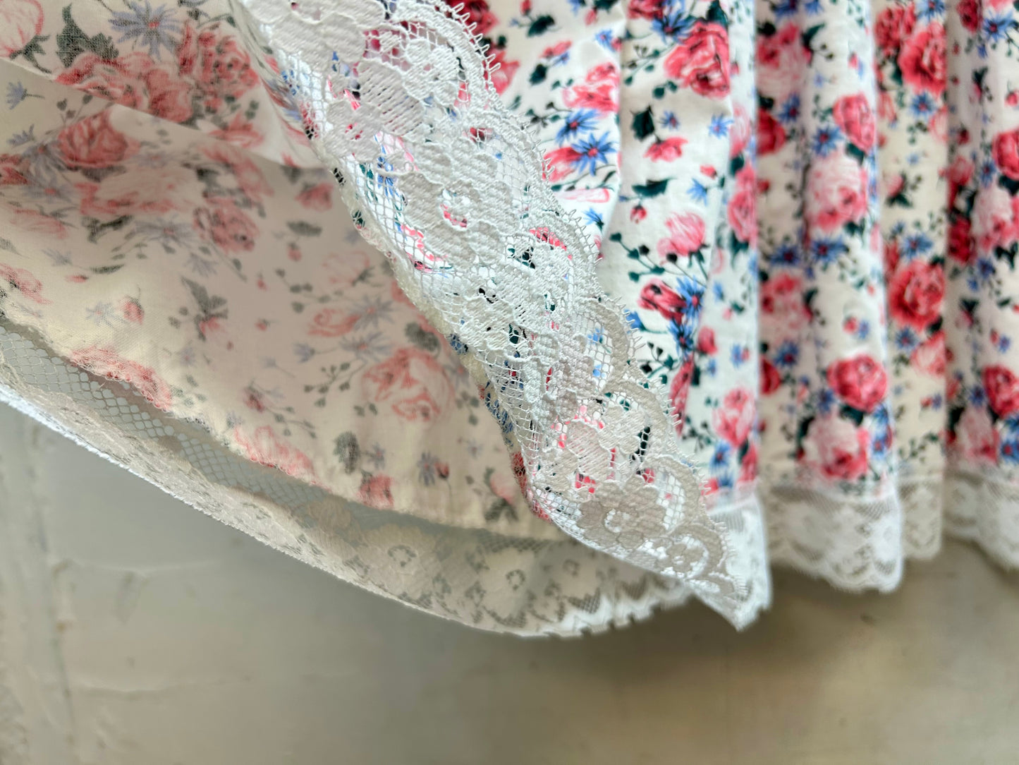 '80s Vintage Flower Dress [D30064]