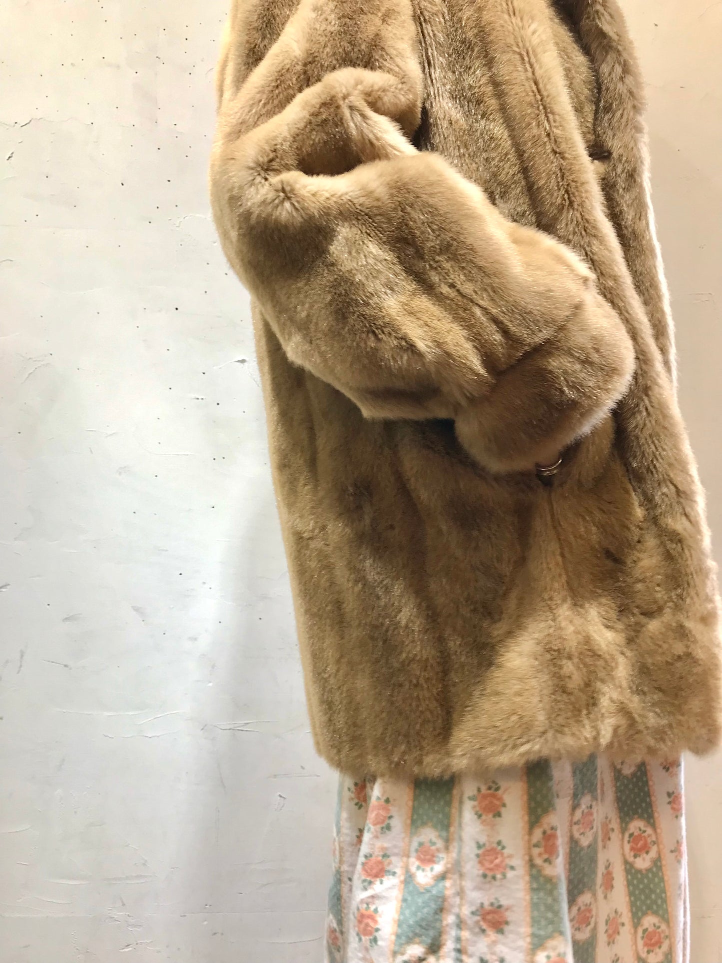 ’50s Vintage Eco Fur Jacket UNION MADE [L25819]