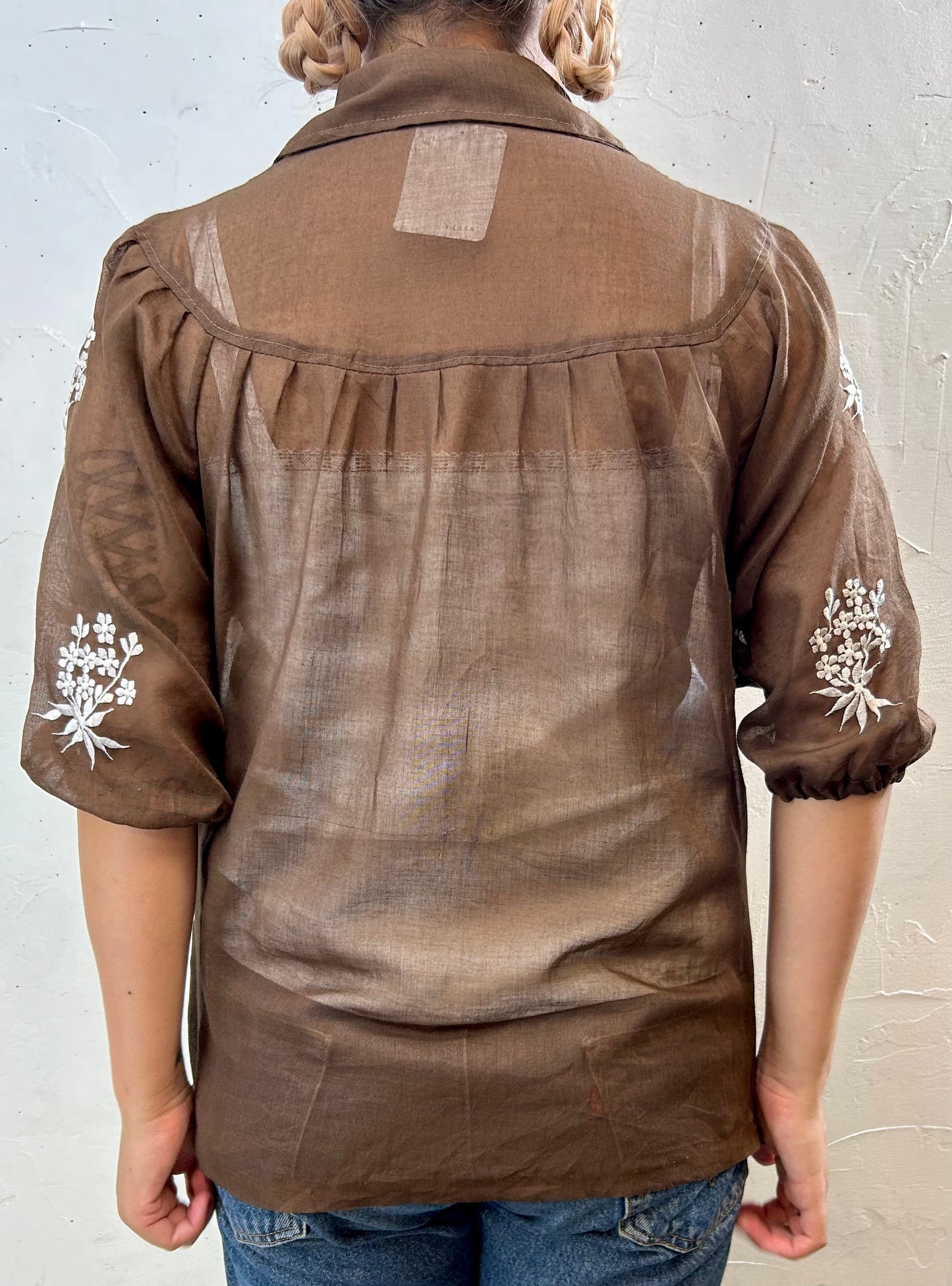 Vintage Embroidery Shirt [H28105]