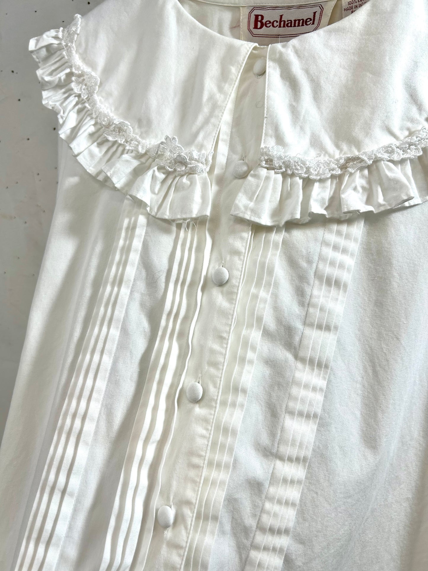 Vintage White Blouse [H28308]