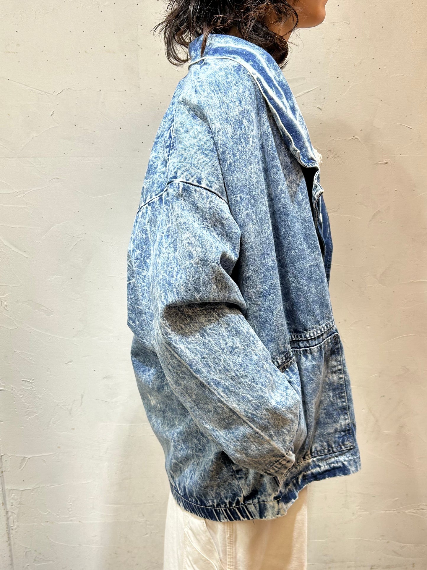 Vintage Chemical Denim Jacket MADE IN USA [B26287]