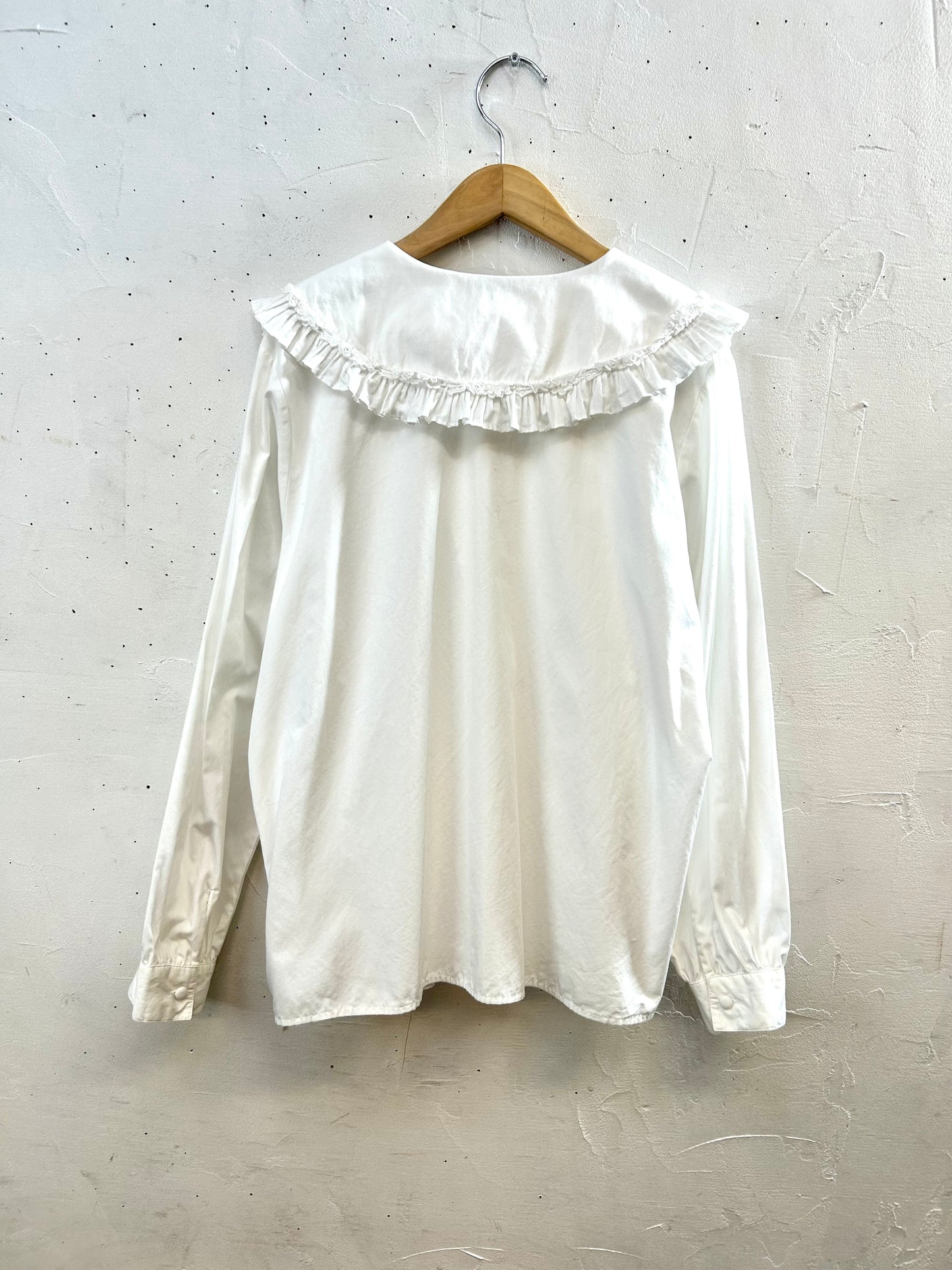 Vintage White Blouse [H28308]