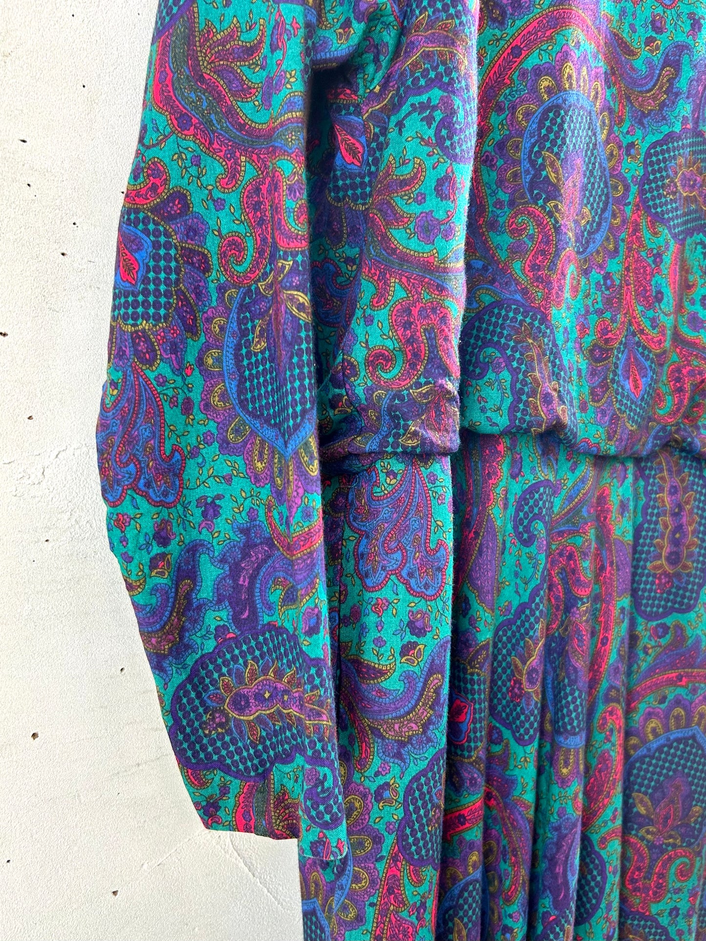 Vintage Dress MADE IN USA [I28522]