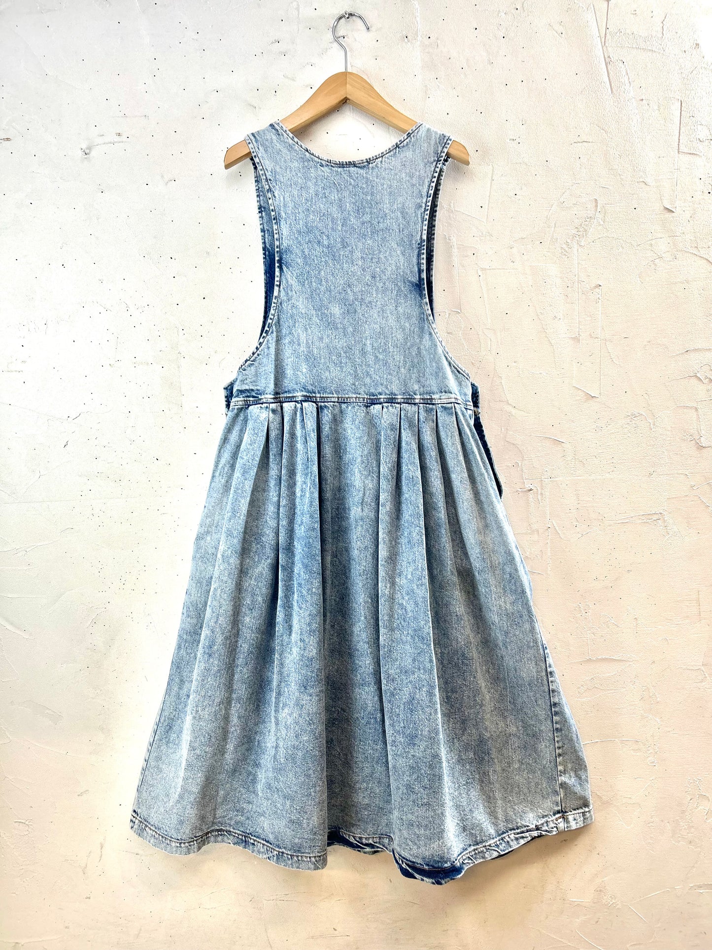 Vintage Denim Over Dress [E30270]