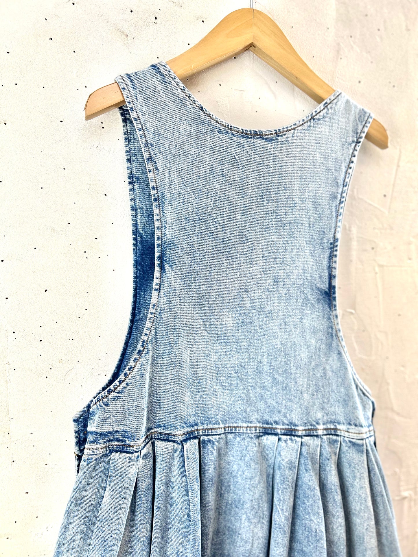 Vintage Denim Over Dress [E30270]