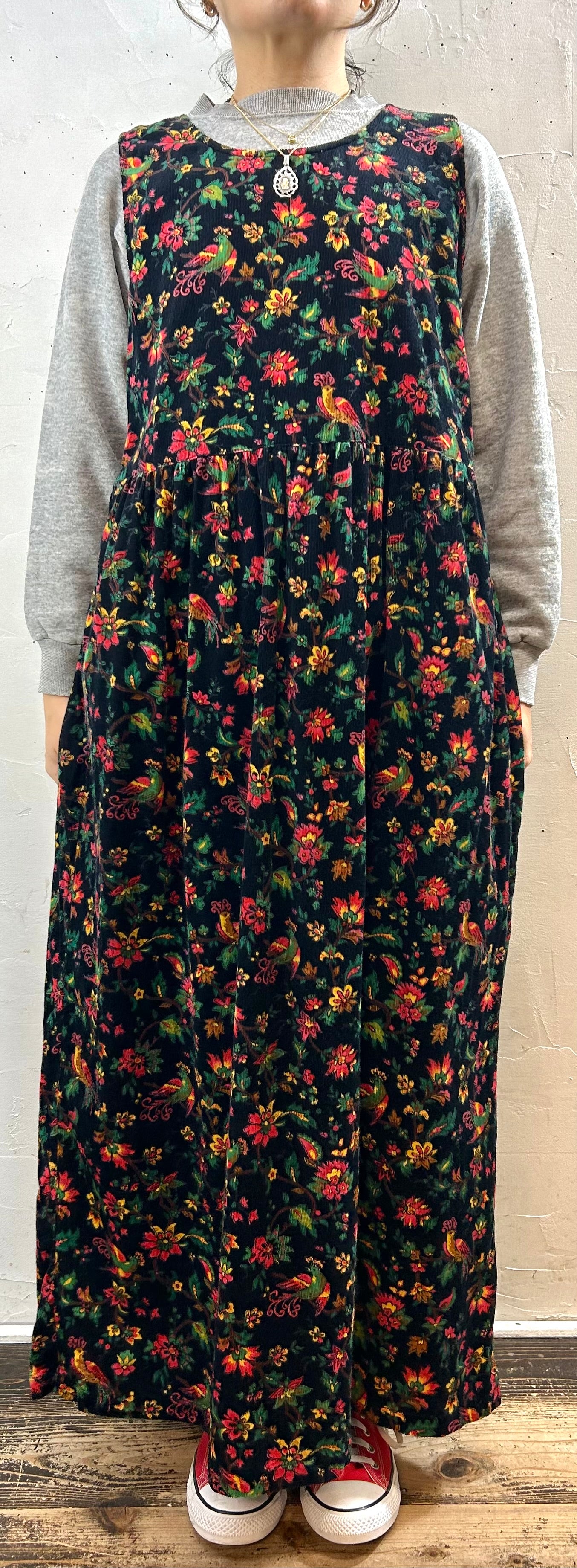 Vintage Corduroy Dress  [J28740]