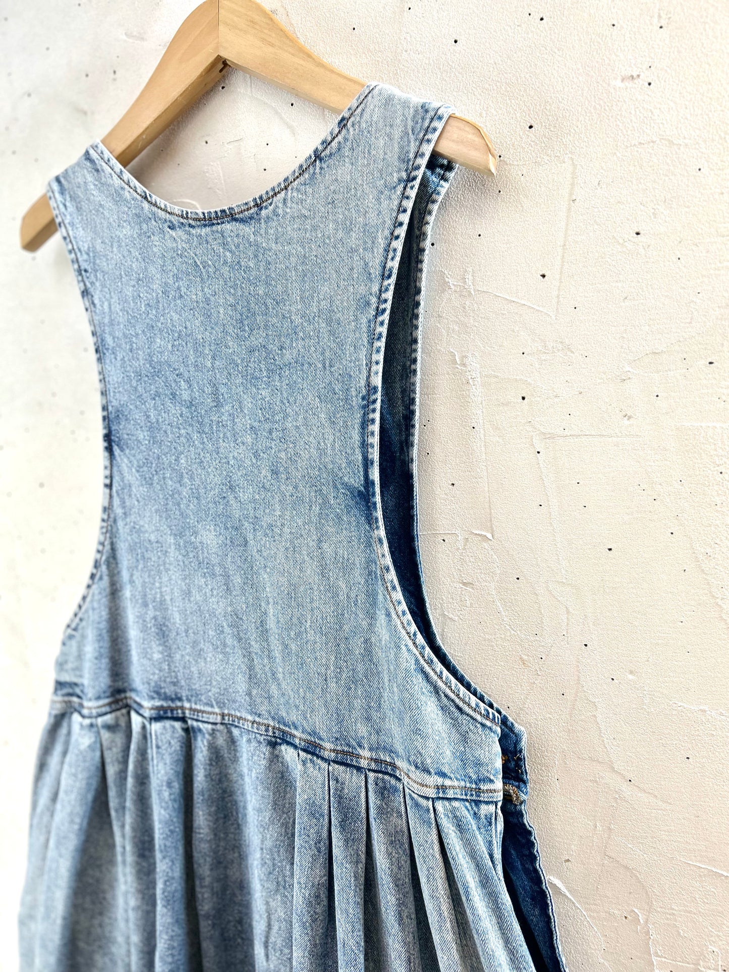 Vintage Denim Over Dress [E30270]