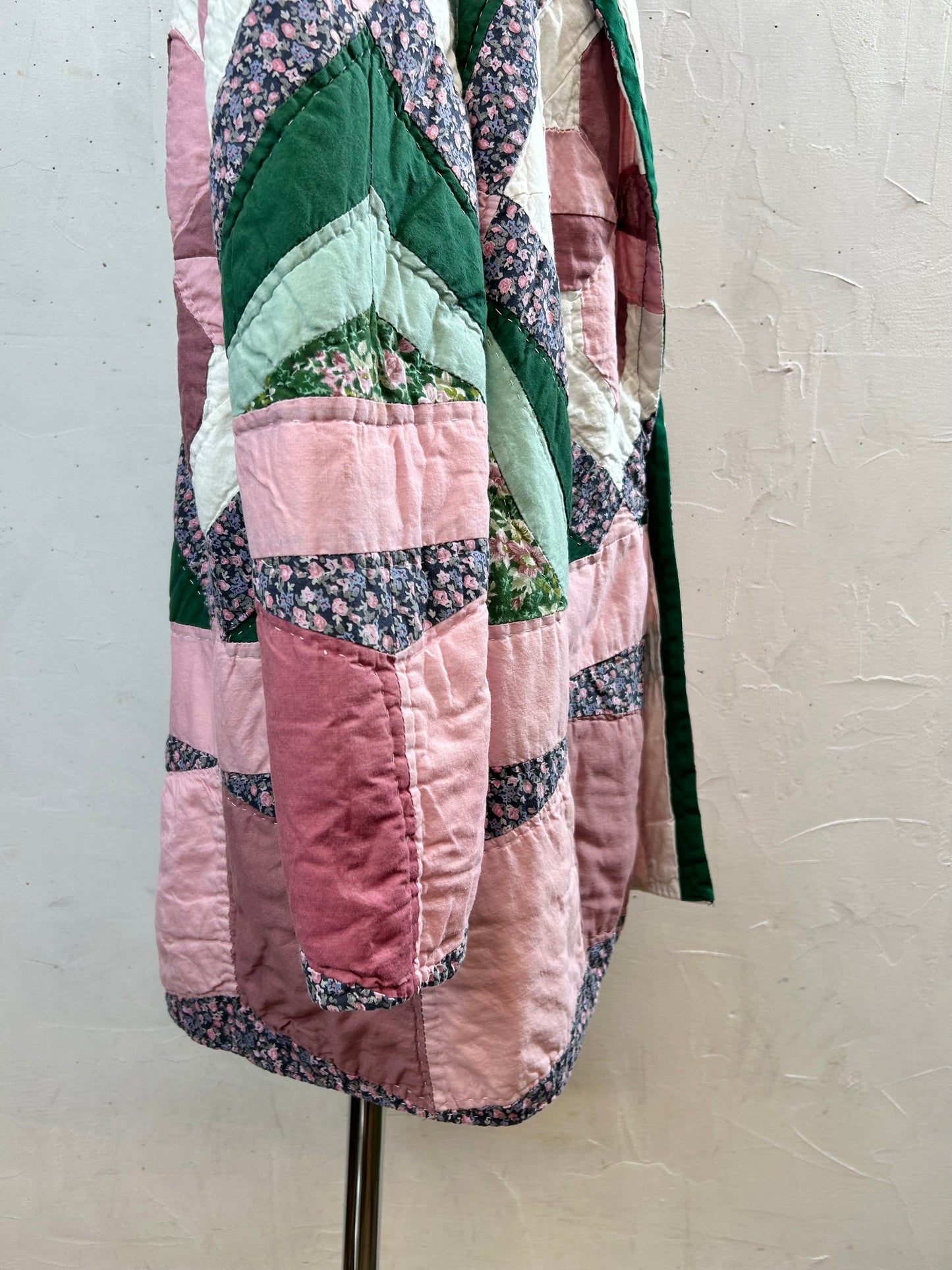 Vintage Patchwork Quilt Jacket [L29209]