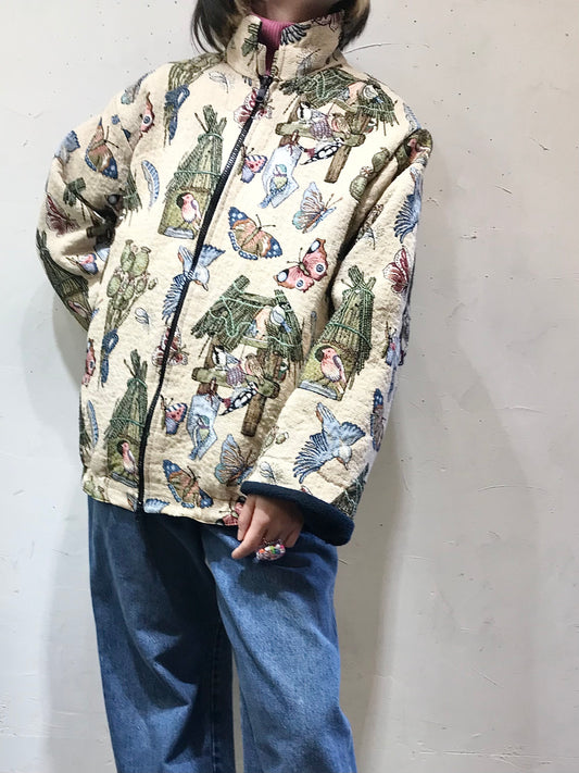 Special Vintage Reversible Gobelin Jacket [A26071]