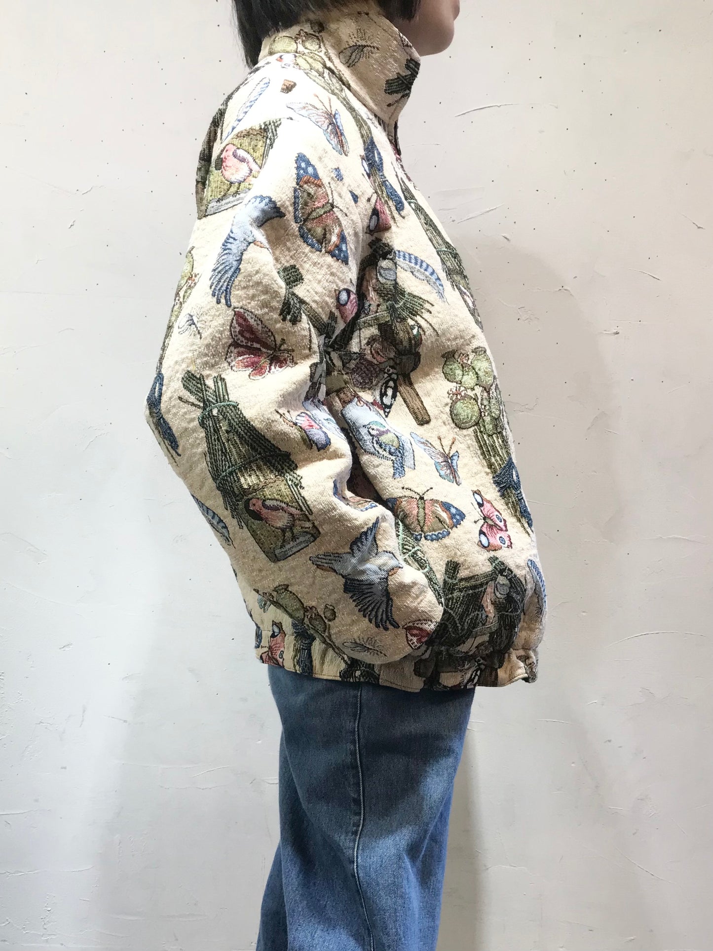 Special Vintage Reversible Gobelin Jacket [A26071]