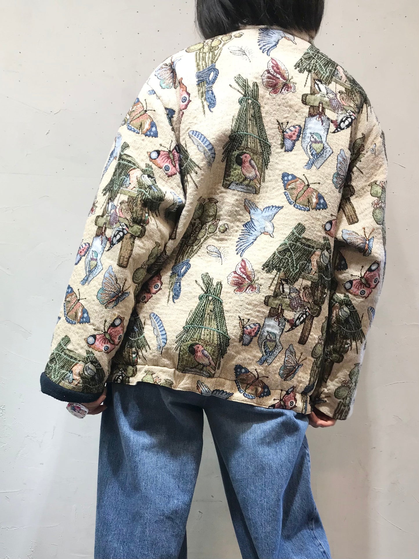 Special Vintage Reversible Gobelin Jacket [A26071]