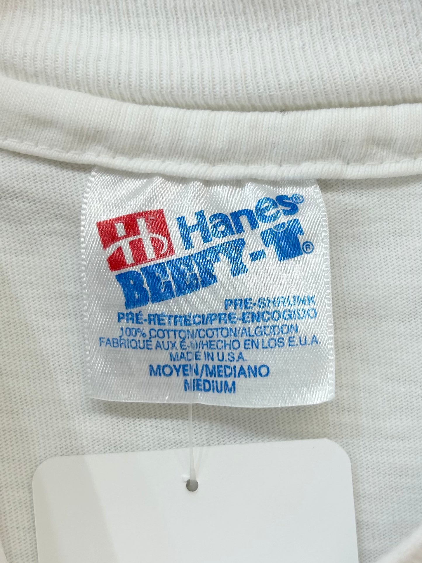 Vintage Cotton T-Shirt MADE IN USA 〜Hanes〜 [D26775]