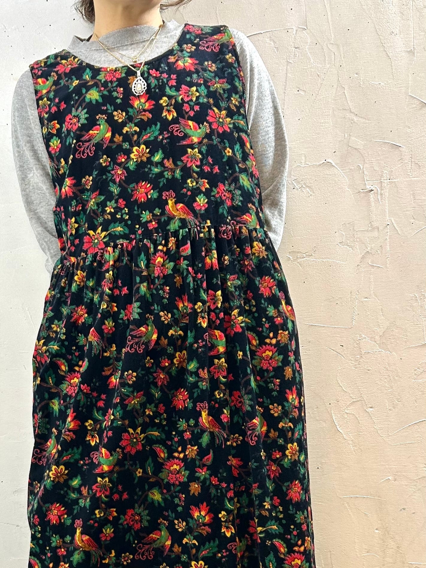 Vintage Corduroy Dress  [J28740]