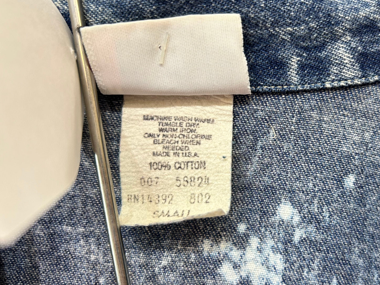 Vintage Chemical Denim Jacket MADE IN USA [B26287]