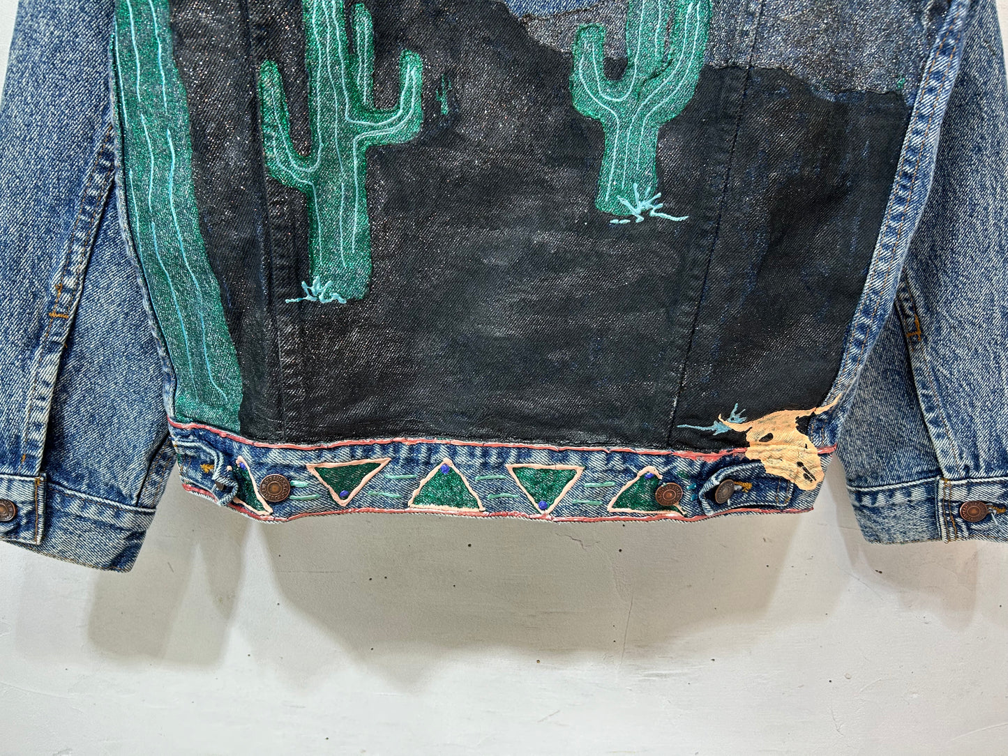 Vintage Hand Paint Denim Jacket 〜Levi's〜 [D26779]