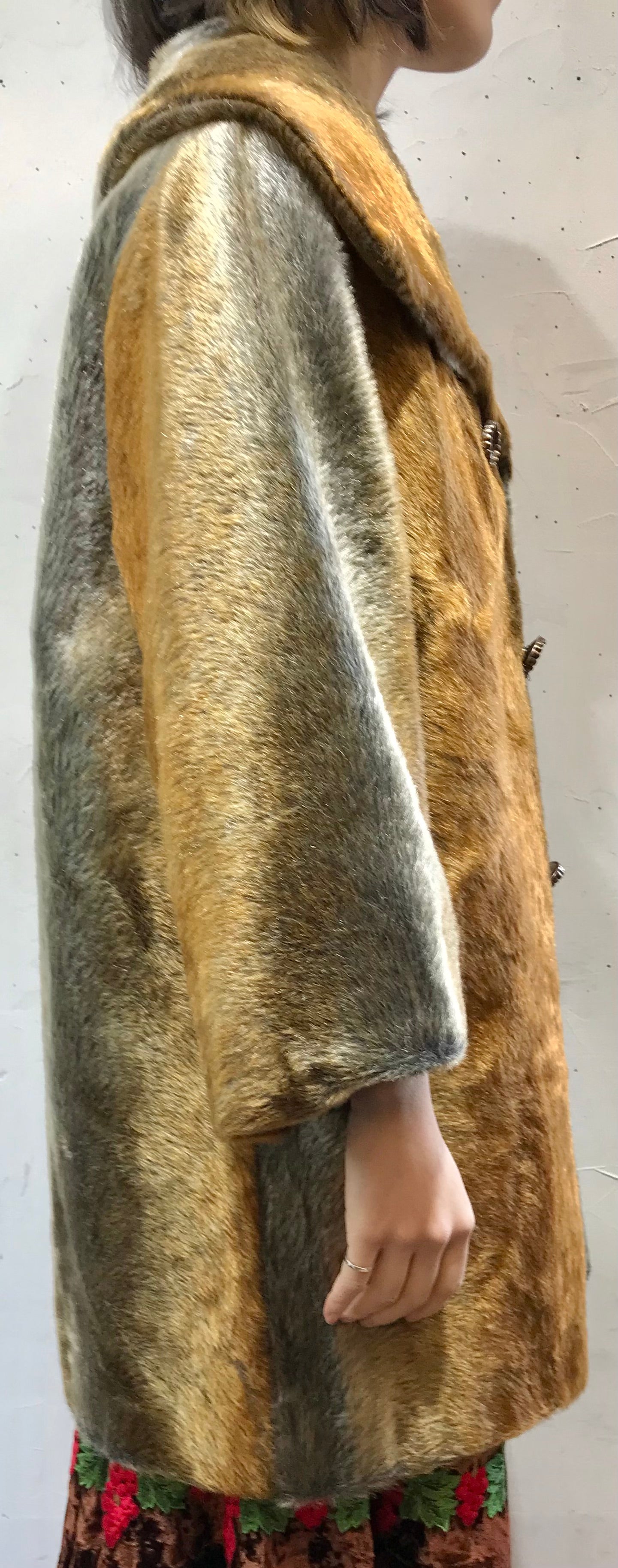 Vintage Eco Fur Coat [K25674]