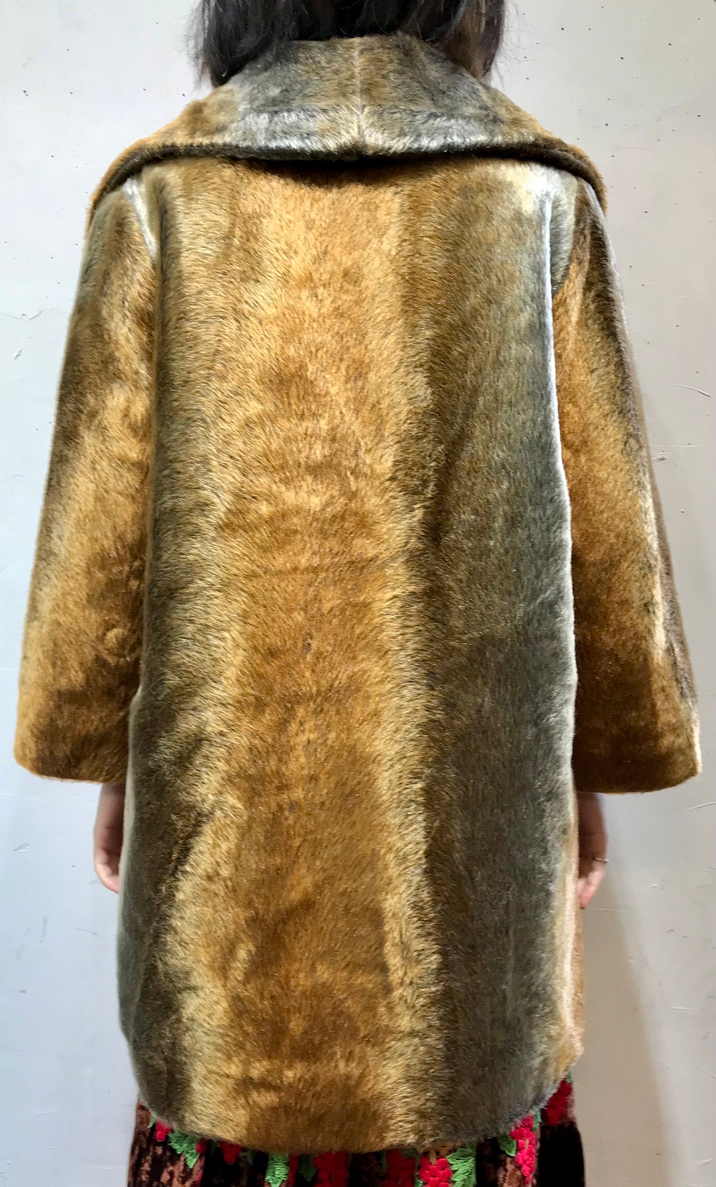 Vintage Eco Fur Coat [K25674]