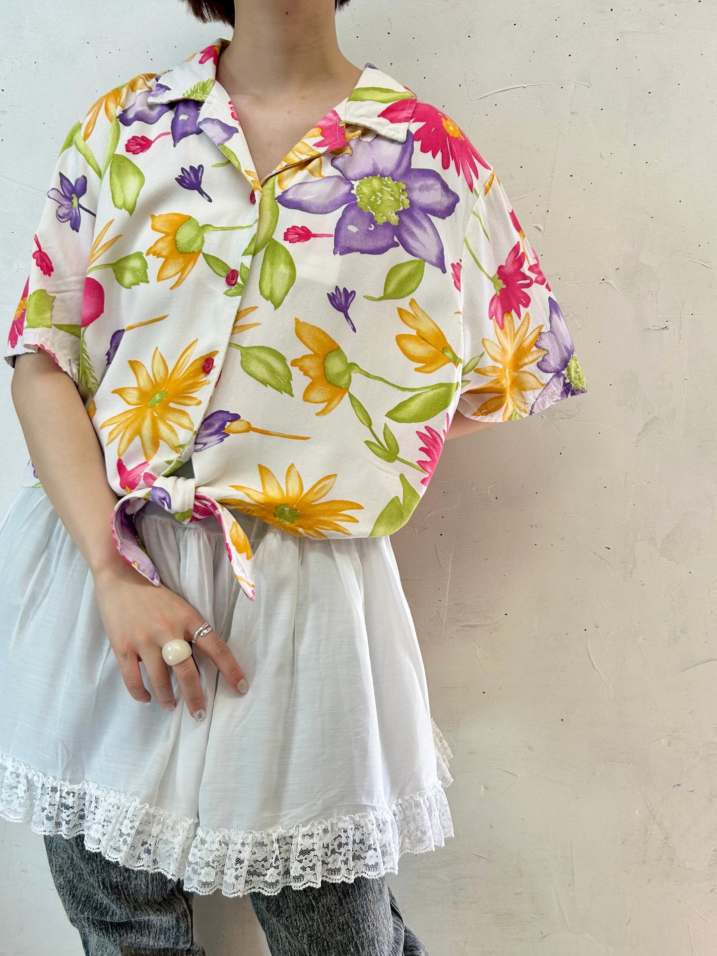 Vintage Rayon Shirt  [E27204]