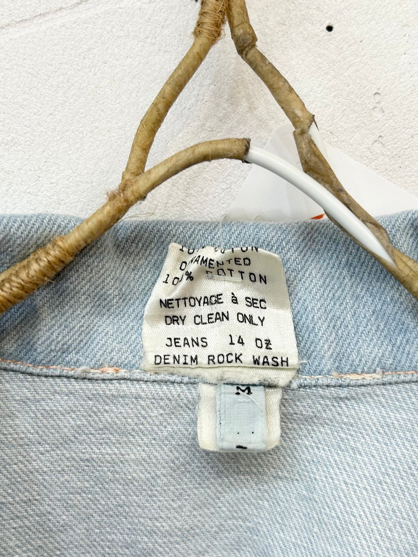 Vintage Denim Jacket MADE IN FRANCE [D26776]