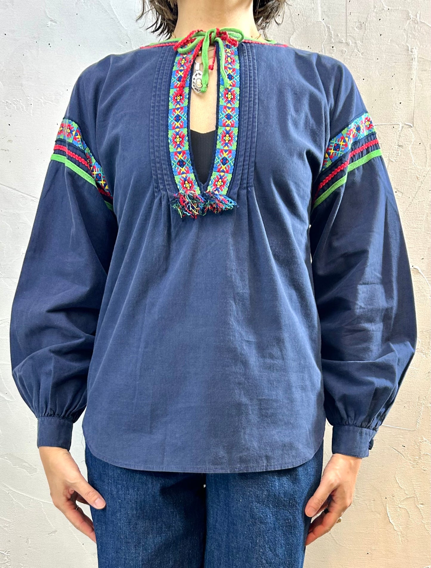 Vintage Rumania Embroidery Tunic [F27807]