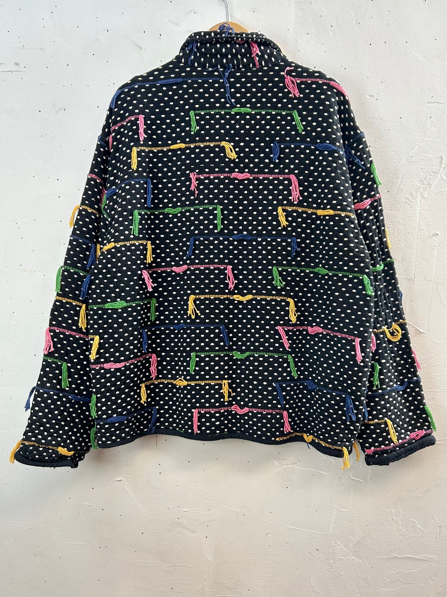 Vintage Fringe Cotton Jacket [A29416]