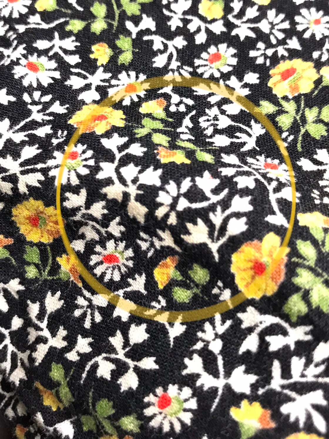 ’70s Vintage Flower Dress [L25804]